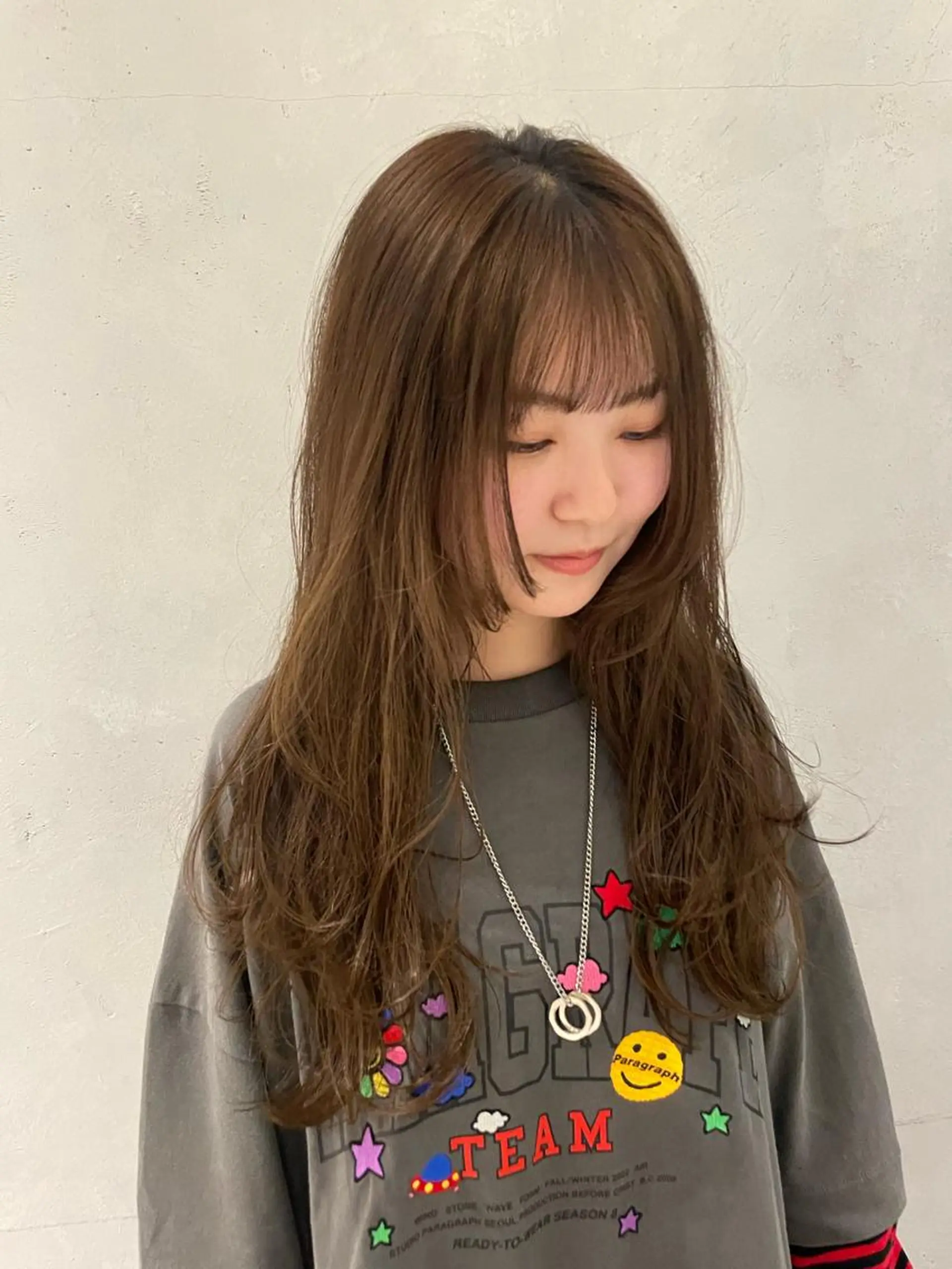 ミディアム カラー ヘアアレンジ 耳つぼ屋さん ‎🤍りりのヘアスタイル