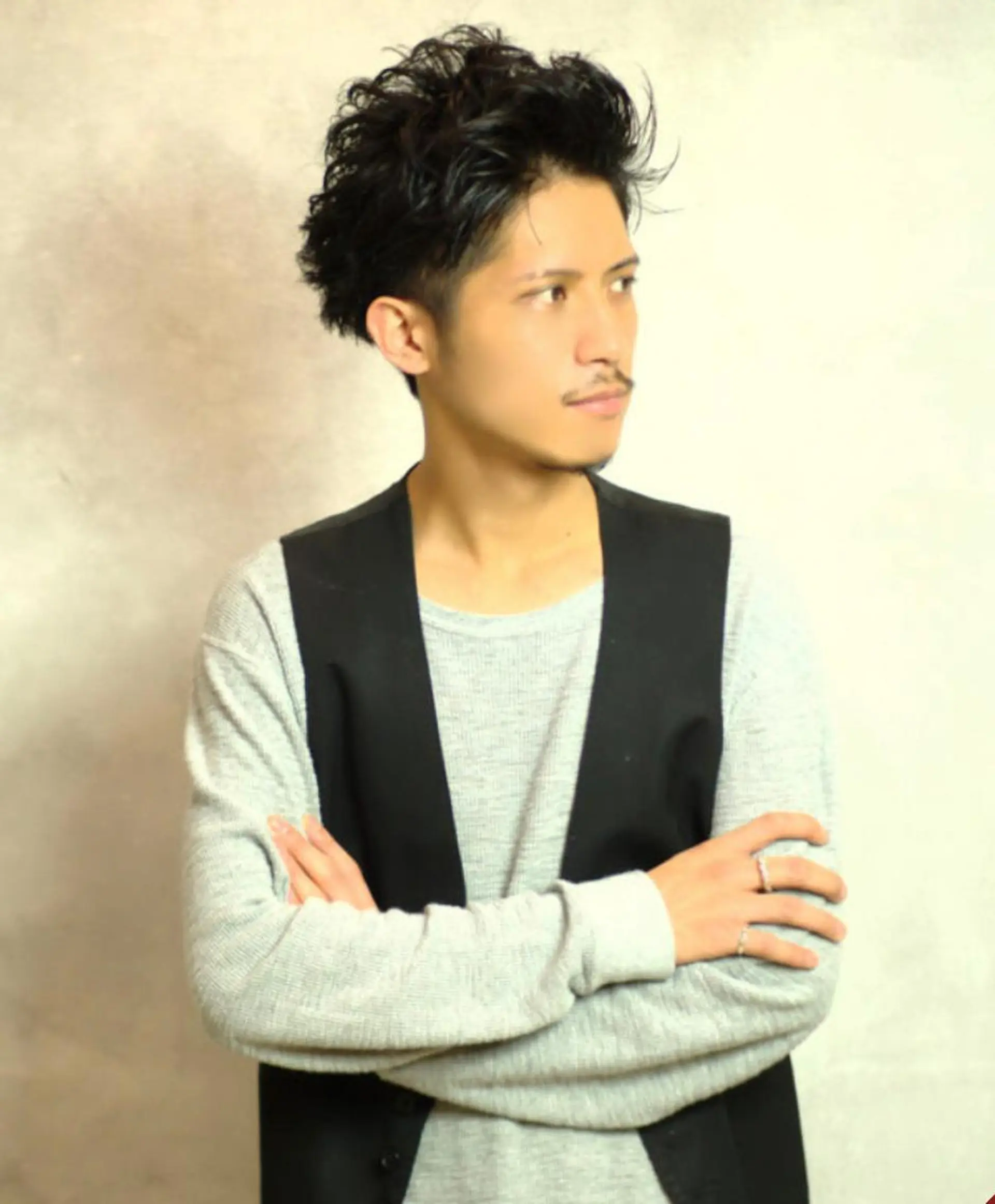 パーマ メンズ メンズパーマ 佐々木 里菜のヘアスタイル