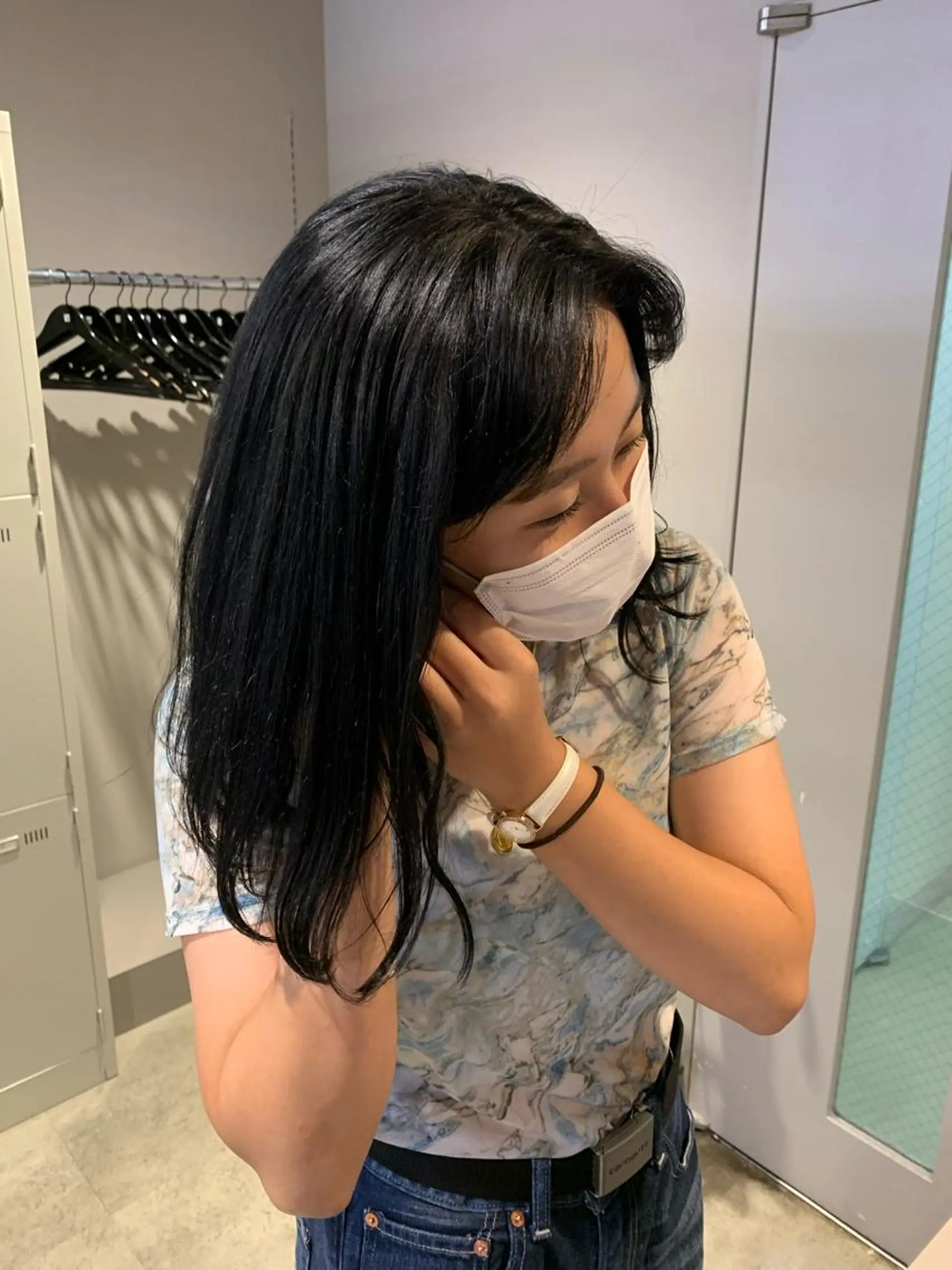 ロング カラー 表参道ハッシュカット レイヤー/リノンのヘアスタイル