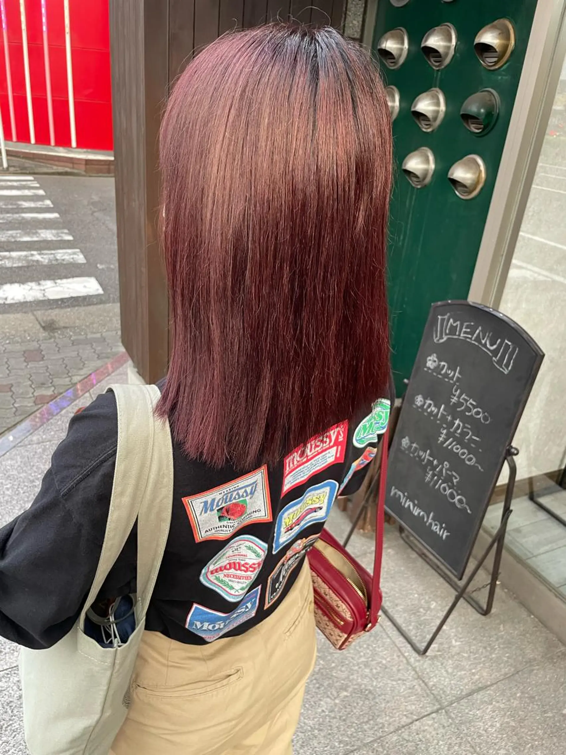 ミディアム カラー カット ヘアカラー 高橋 みく/ minim 暖色のヘアスタイル