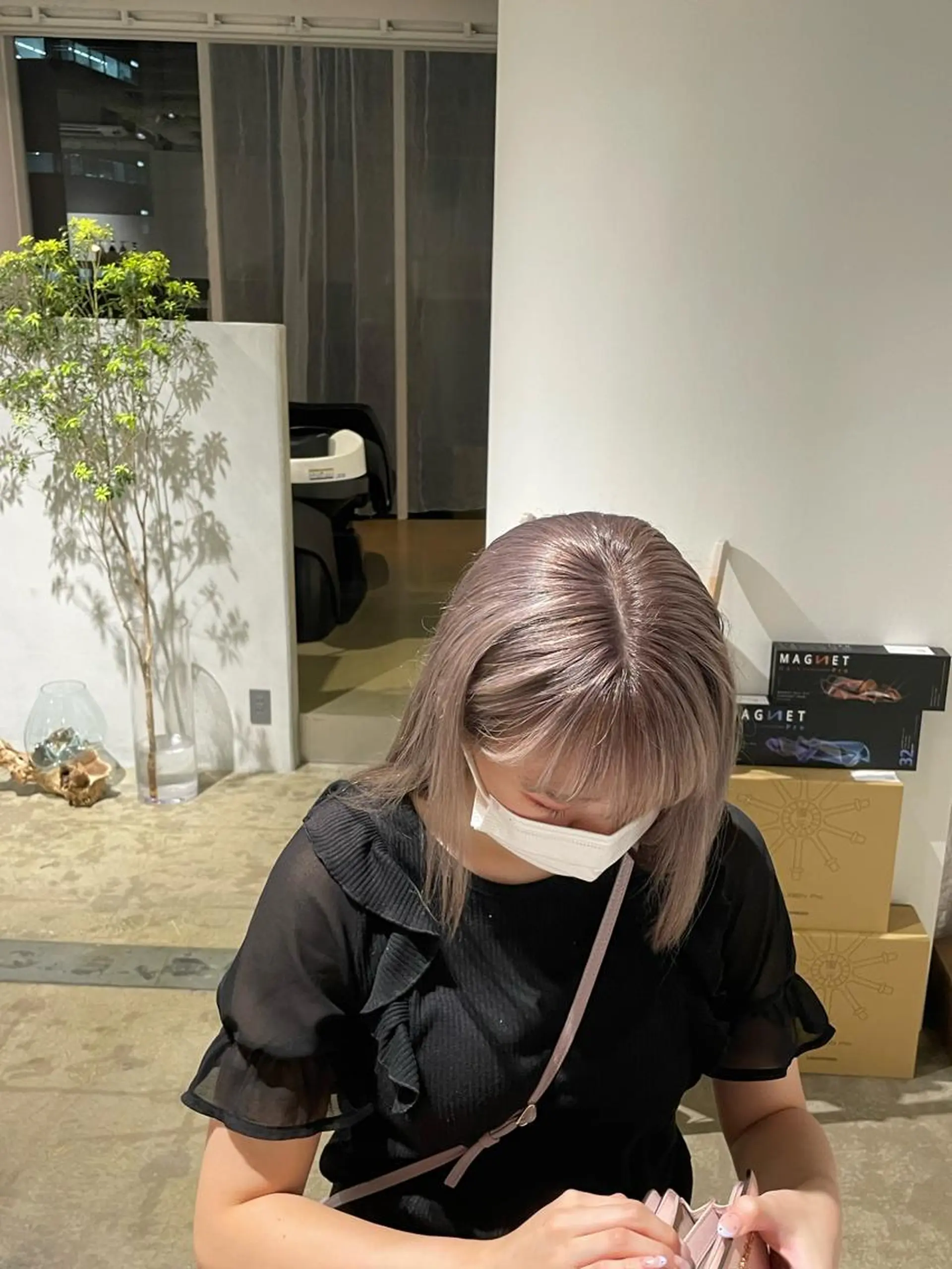 ロング ヘアカラー トリートメント SITEN所属・大阪/肥後橋/淀屋橋 ワタナベサキ🪿🤍のヘアスタイル