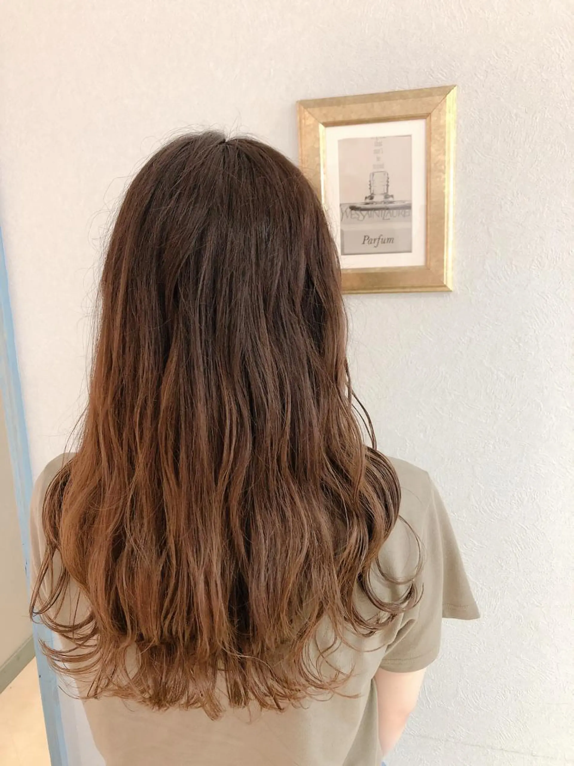 ロング カット ヘアカラー トリートメント 代表山口ひな 髪質改善のプロのヘアスタイル