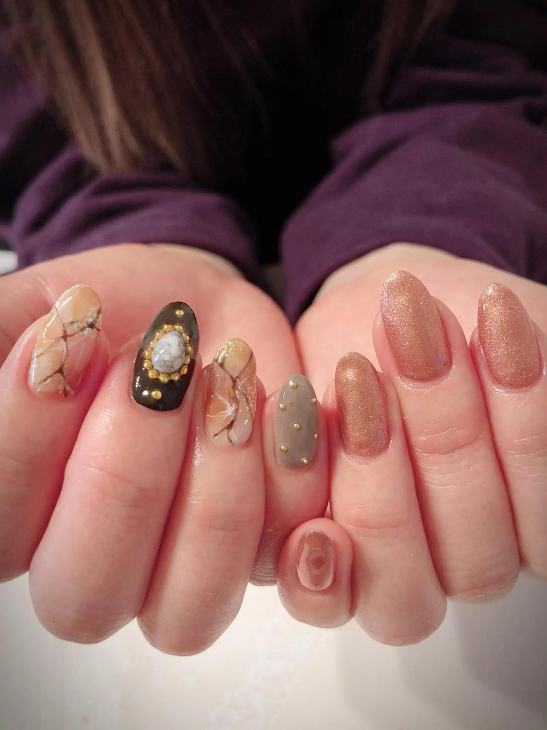 ネイル ニュアンスネイル ハンドネイル * haruのネイルデザイン