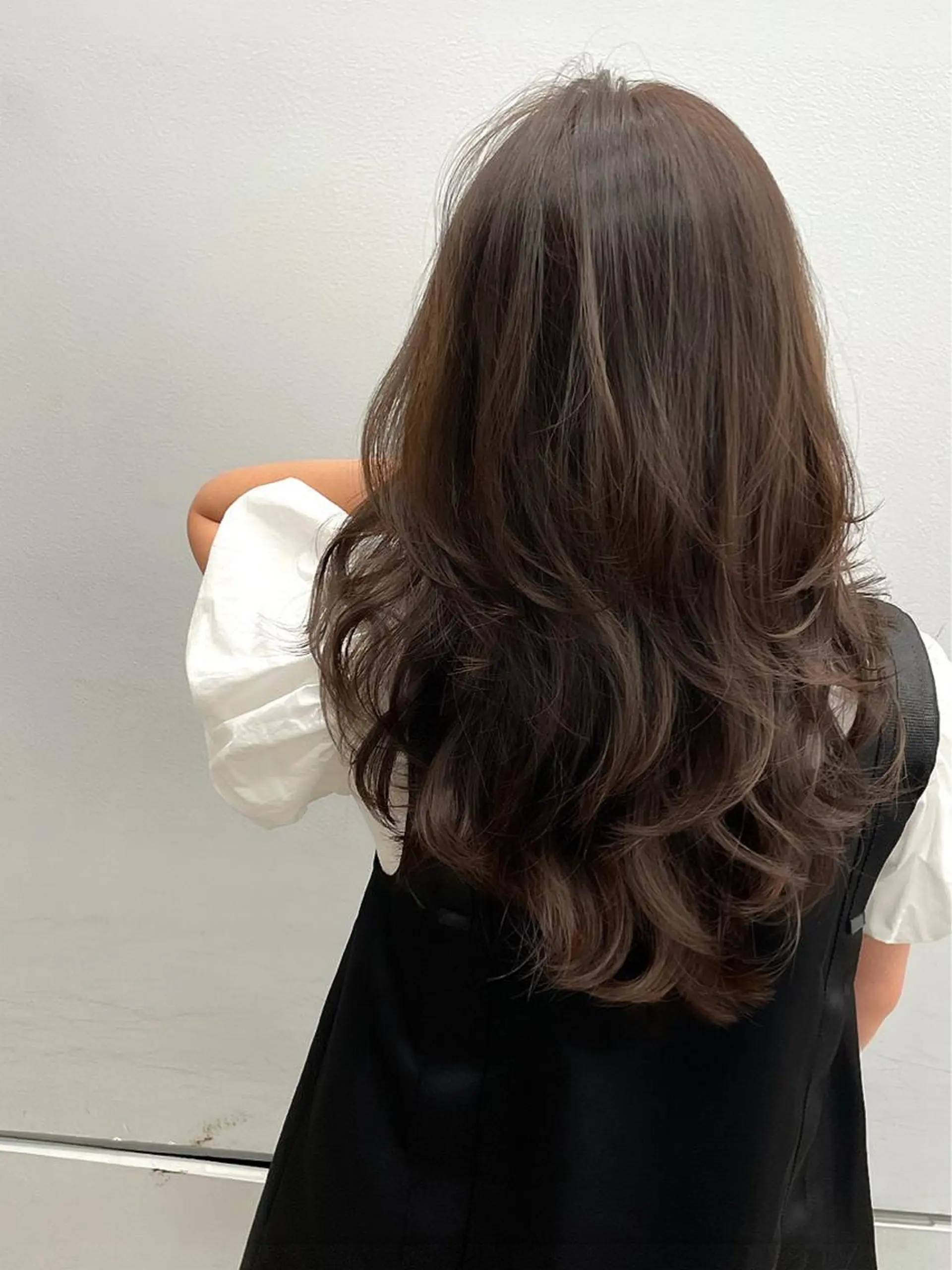 ロング カラー ヘアアレンジ 京都レイヤーカット/ 縮毛矯正/羽柴りくのヘアスタイル