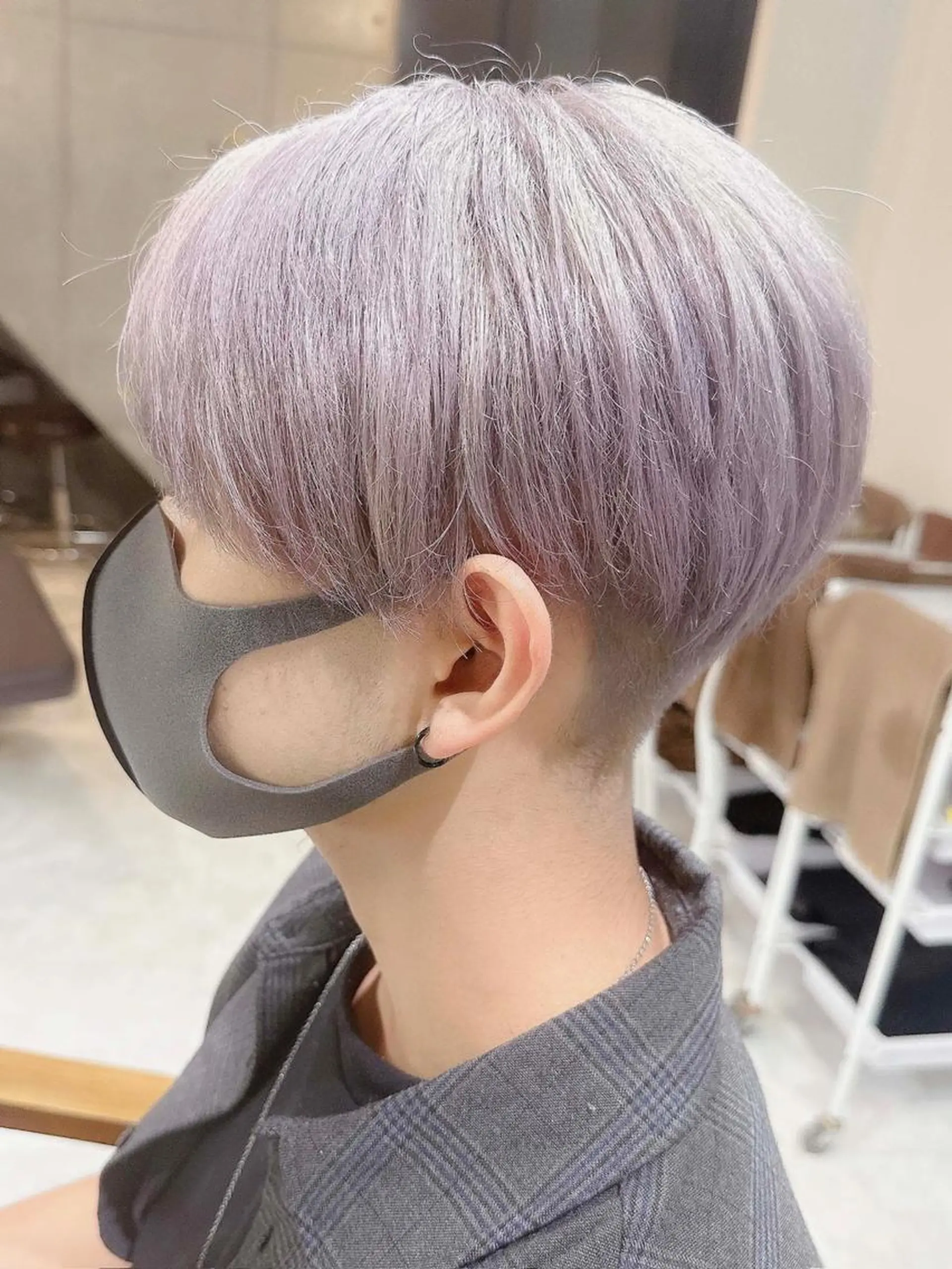 カラー メンズ メンズブリーチ メンズハイトーン マッシュ ブリーチ ダブルカラー DAYS Men’sのヘアスタイル