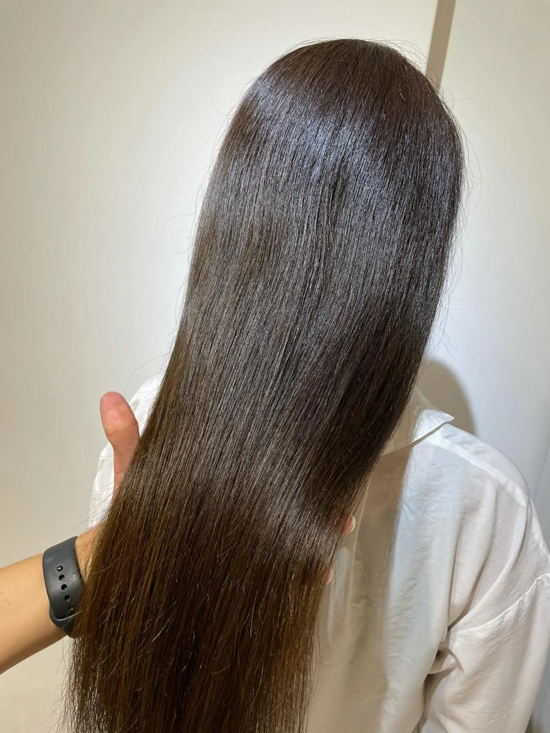 ロング カラー グレージュ カット ヘアカラー トリートメント 過去一の柔髪ヘア 🌿IVYjoureのヘアスタイル