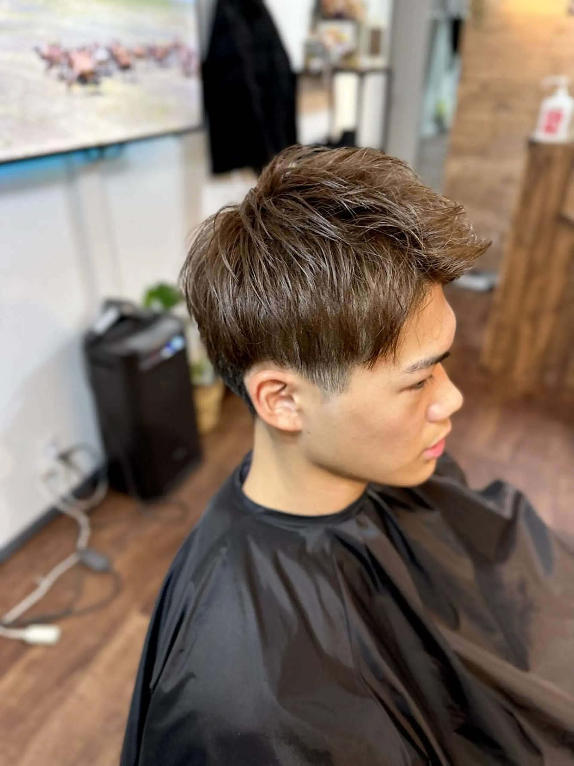 ショート カラー メンズ メンズブリーチ アッシュ ブリーチ ブリーチなしカラー カット ヘアカラー Lizir  ルズィール所属・Luzir⭐︎ GEN⭐︎のヘアスタイル