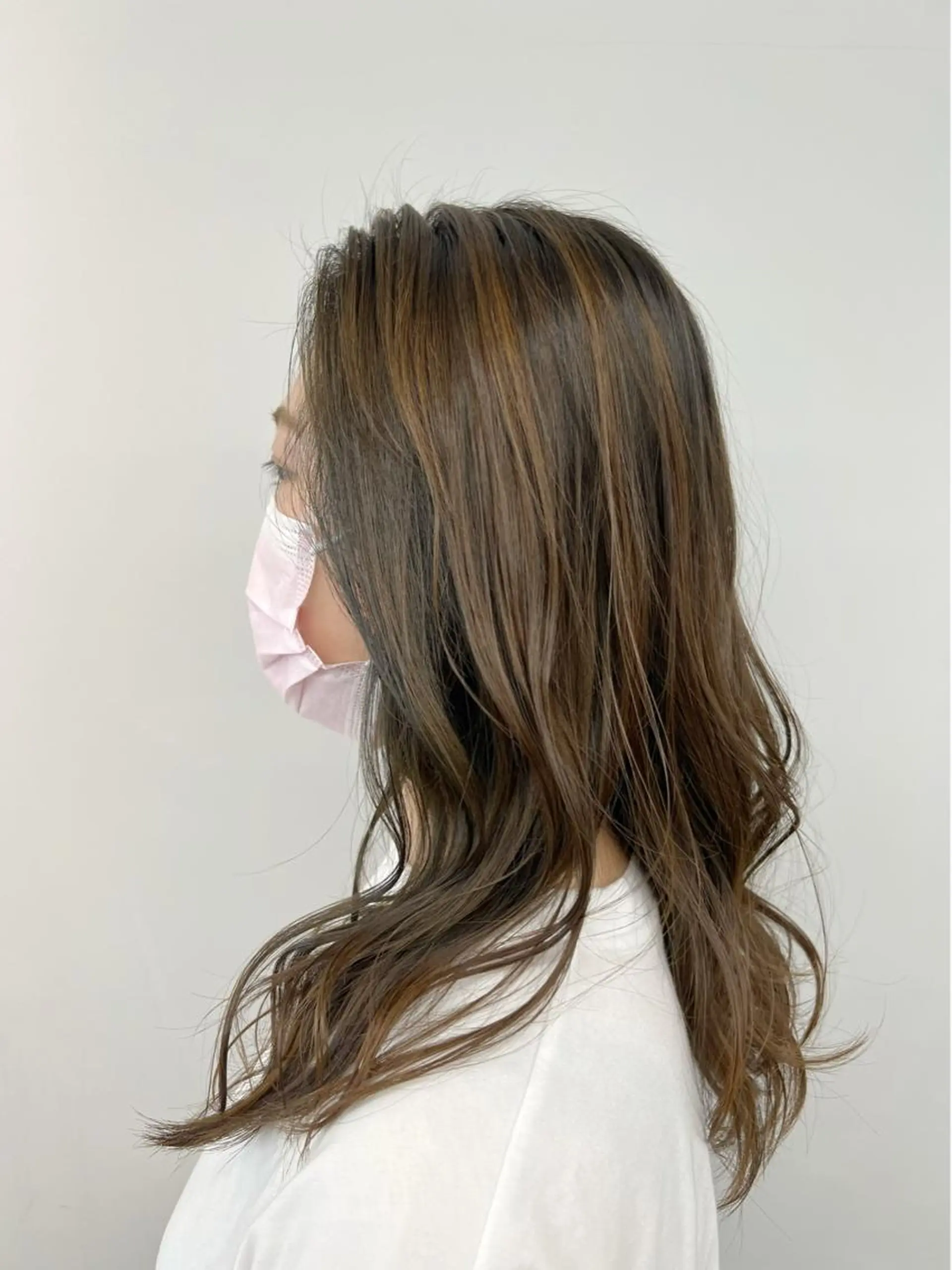 セミロング カラー ブラウンカラー 代表　YUKI ☆のヘアスタイル