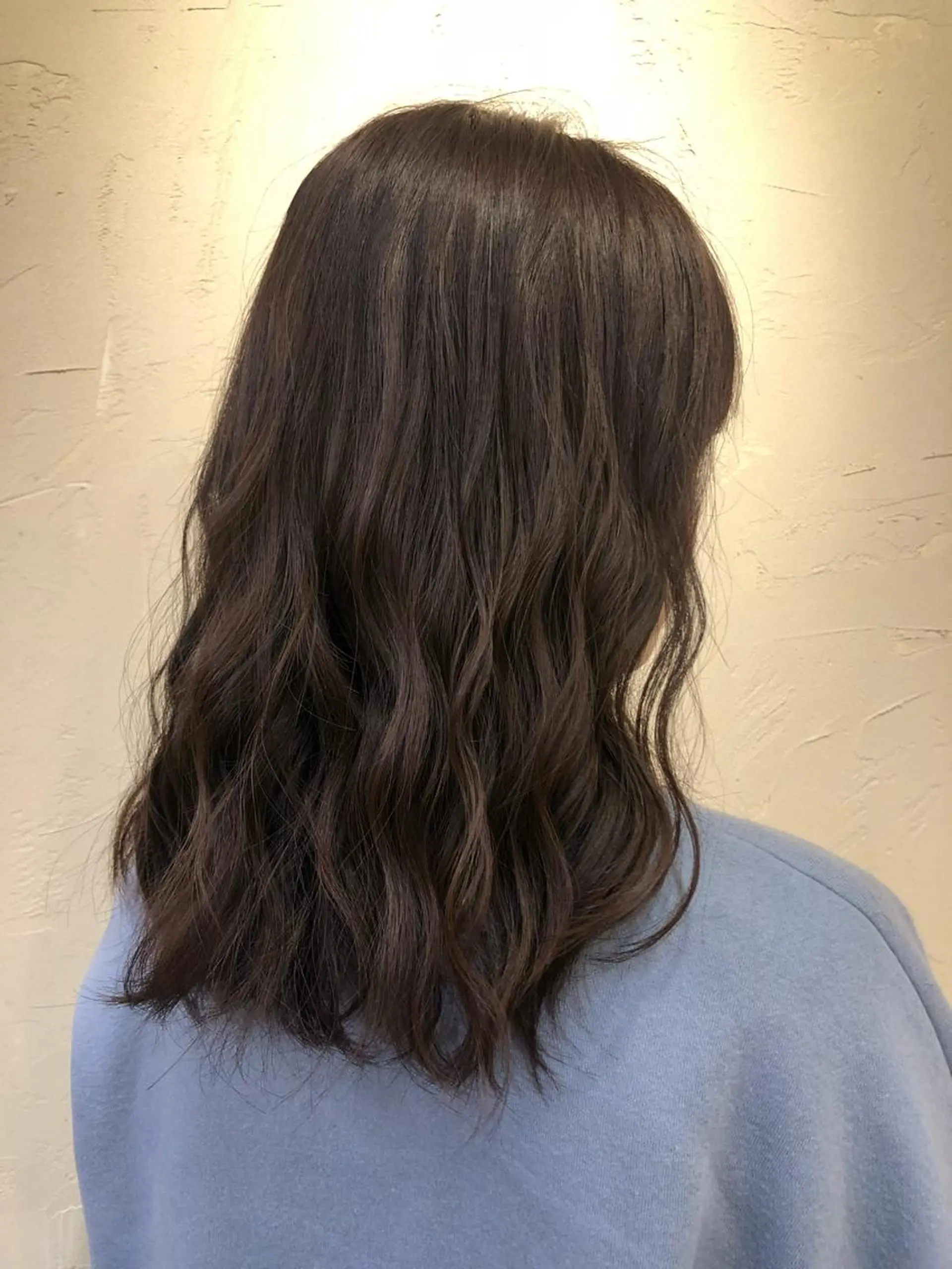 セミロング カラー 馬場 瑞穂のヘアスタイル