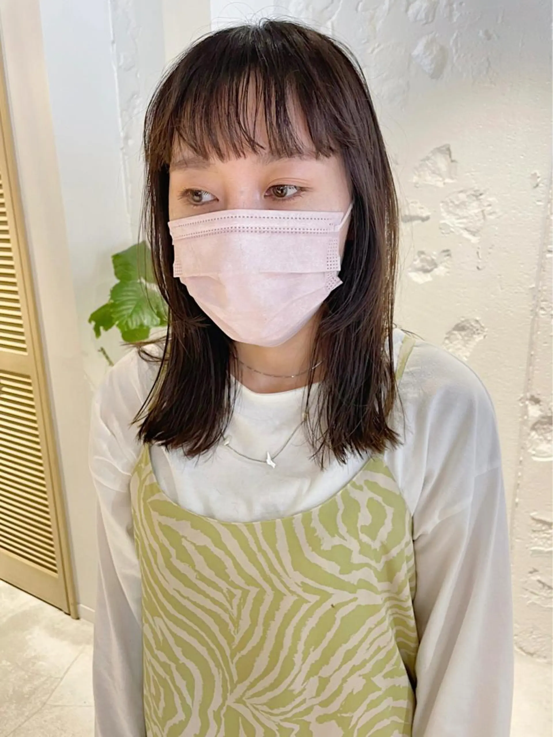 ミディアム カラー パーマ ヘアアレンジ 透明感color 🥣suzunaのヘアスタイル