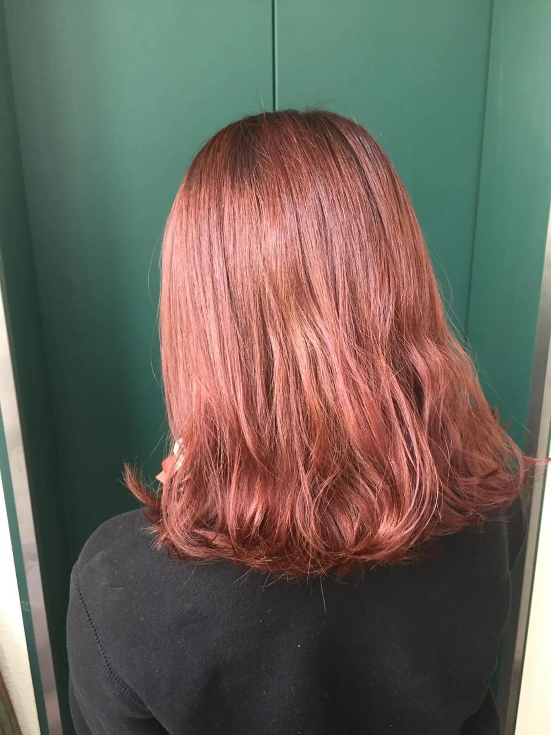 ミディアム カラー ヘアカラー トリートメント ヘアセット 💘透明感カラー💘 沖本 将宏のヘアスタイル