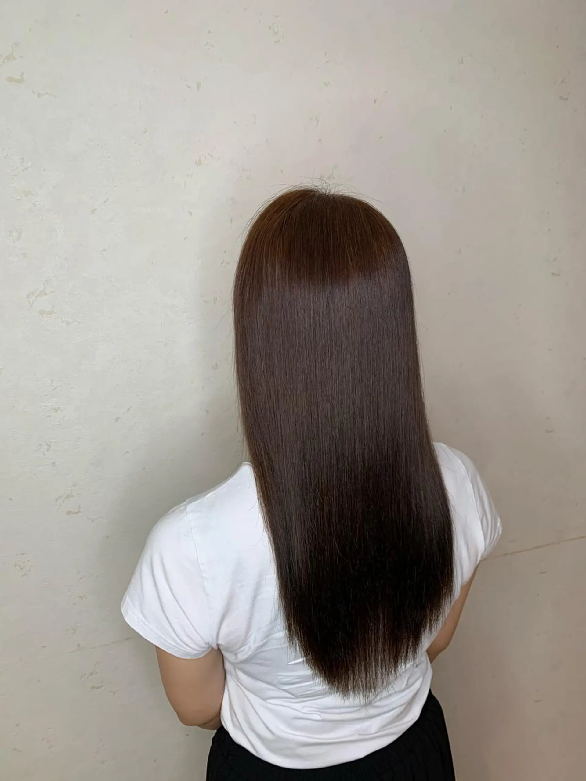 ロング パーマ 小島嵩人 縮毛矯正 髪質改善のヘアスタイル