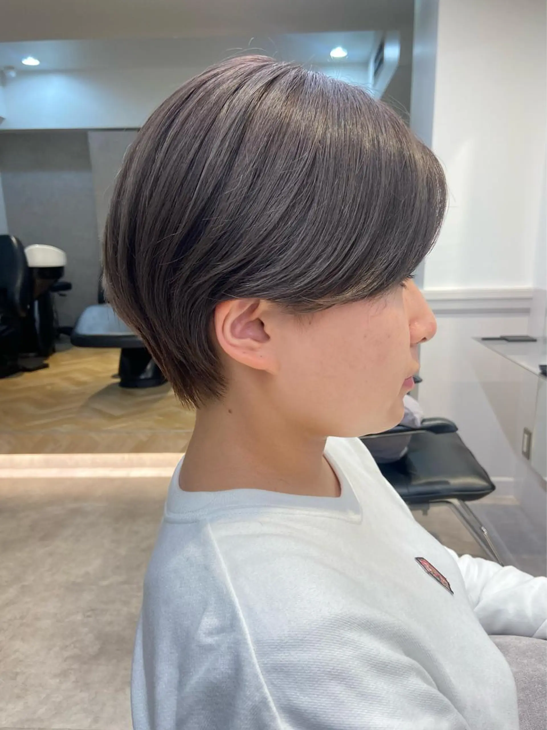 ショート カラー 山下夕月 ショート🫧ボブのヘアスタイル