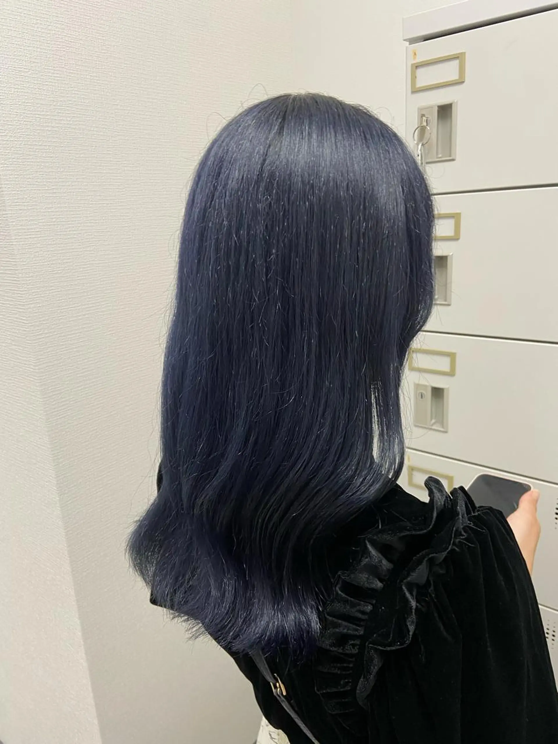 ミディアム カラー ヘアカラー ヘアセット ワインレッド 🍒KAHOのヘアスタイル