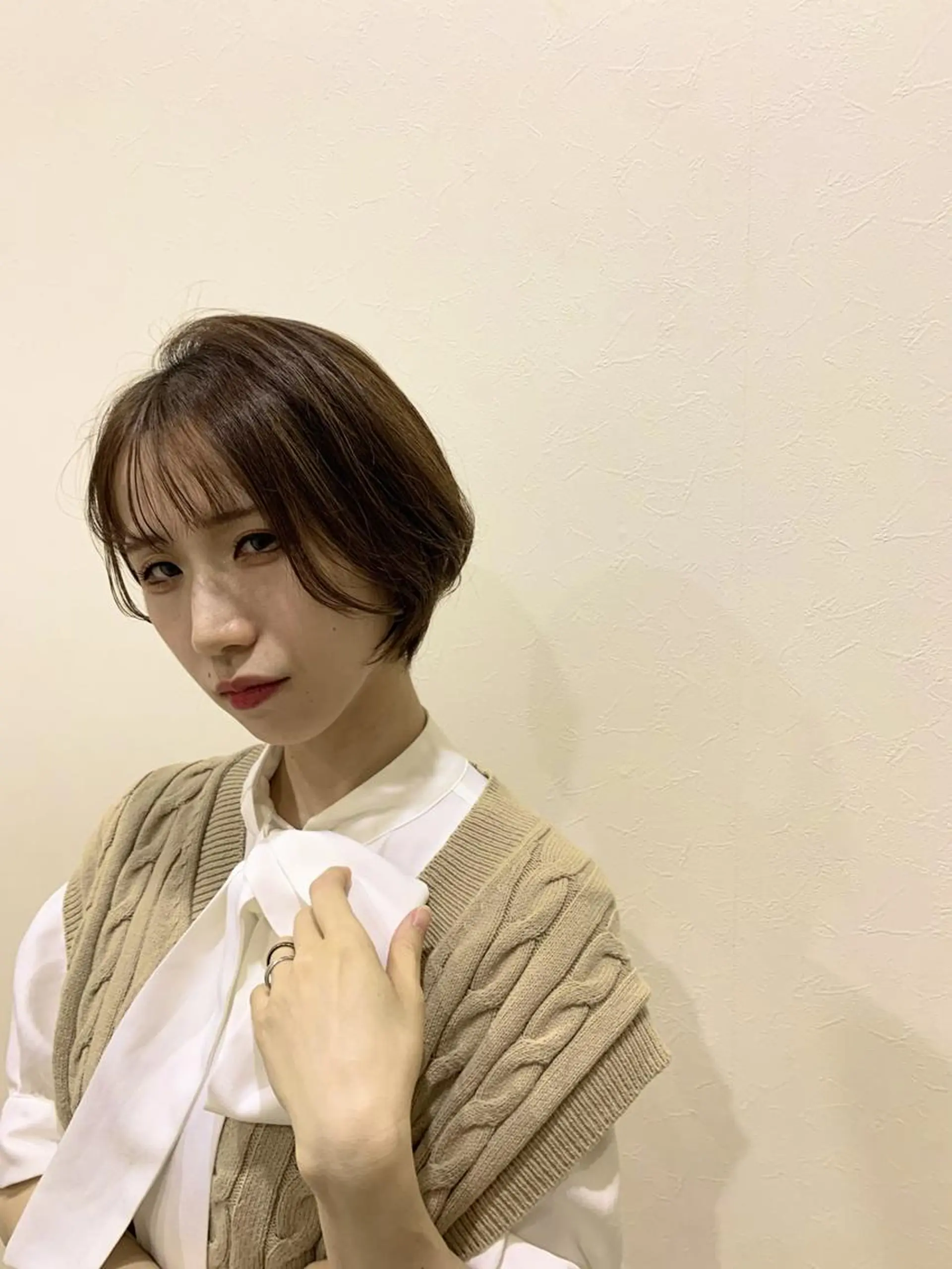 ショート カット ヘアカラー トリートメント BIANCA isesaki 小暮のヘアスタイル