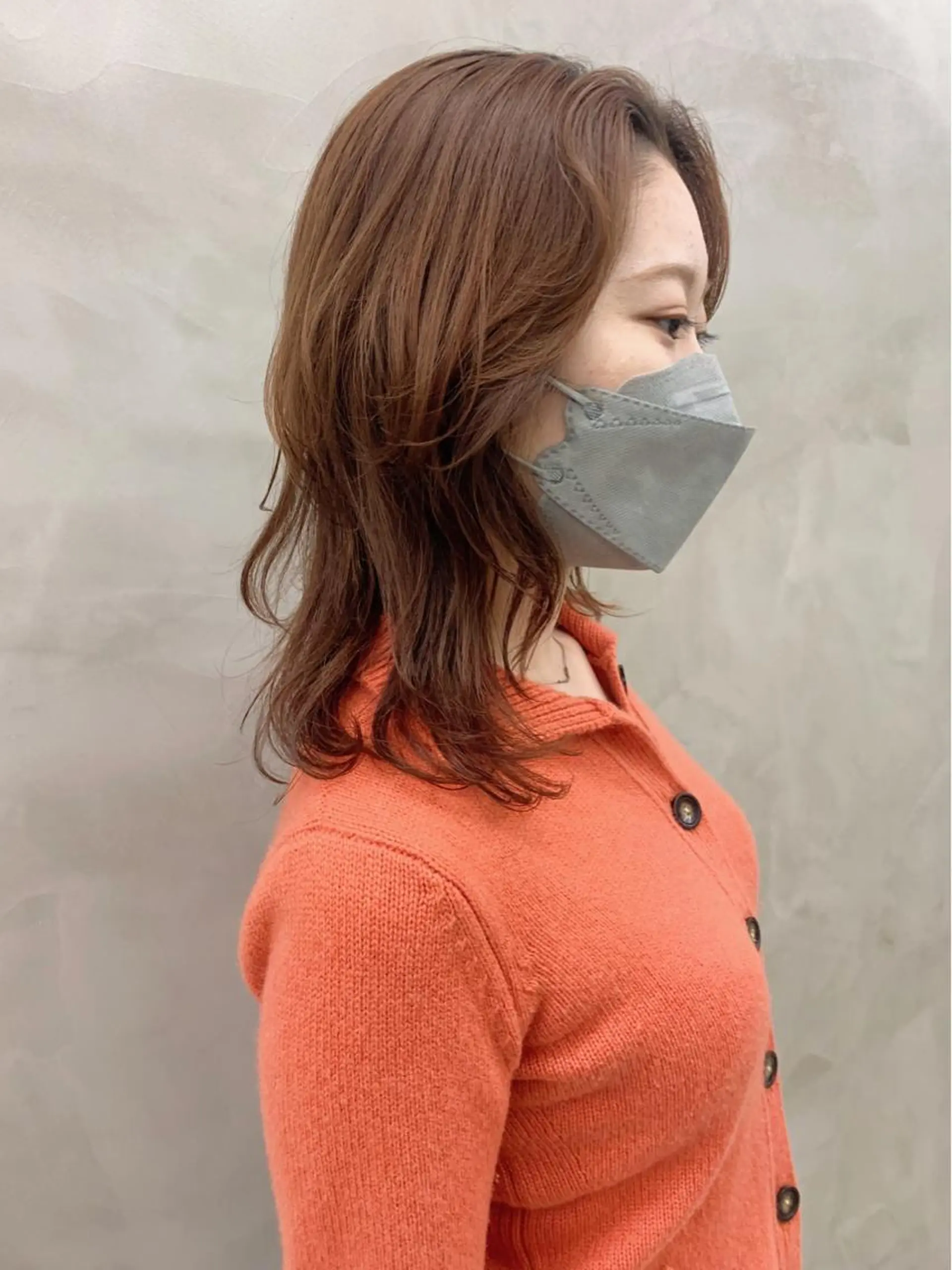 ミディアム カラー ブームボックス所属・🐝ハイトーンカラー hachi🐝のヘアスタイル