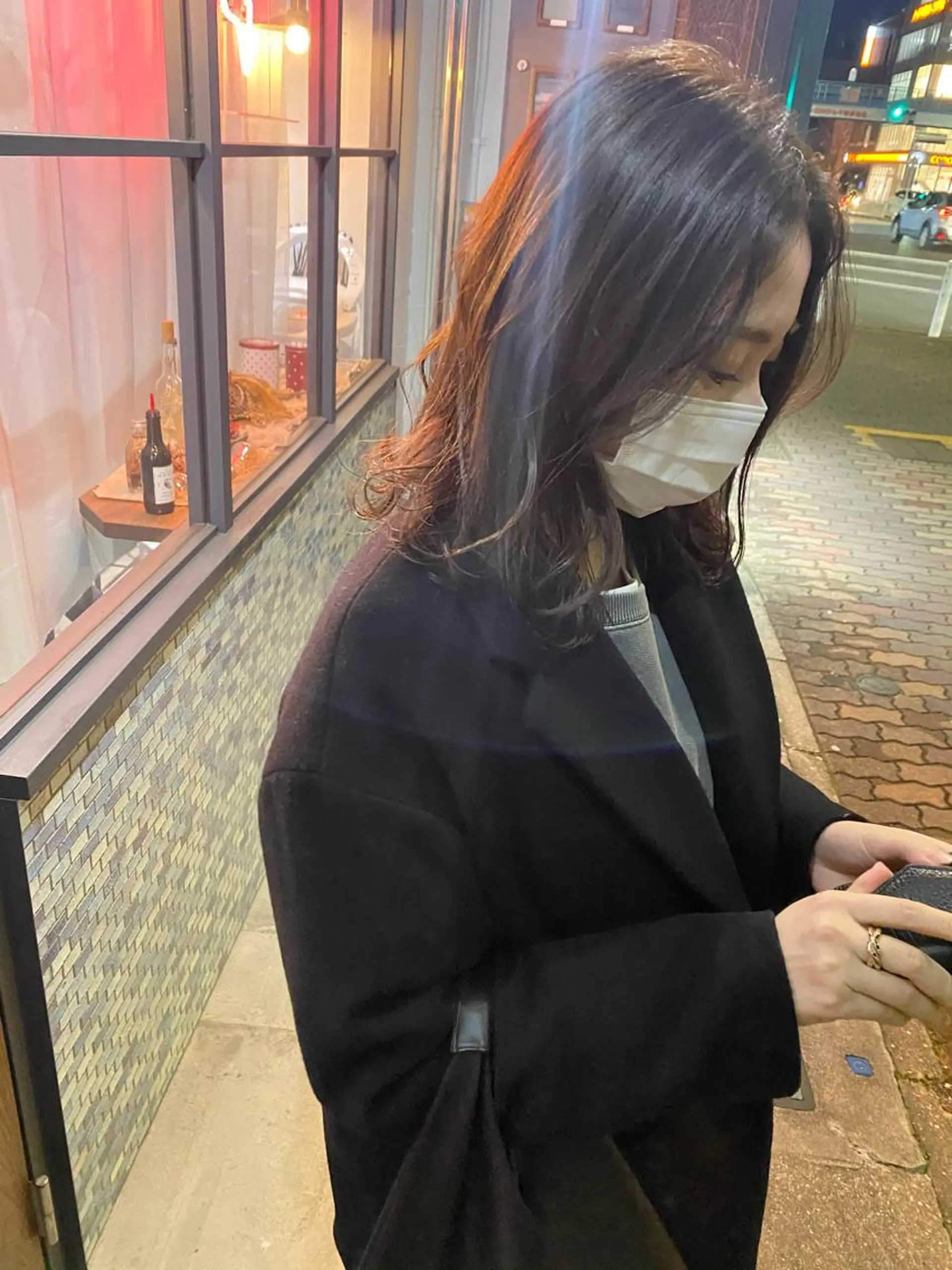 ミディアム カラー ハイライトカラー ハイライト カット ヘアカラー トリートメント MR.GOOD MORNING所属・MR.GOOD MORNINGフジイのヘアスタイル