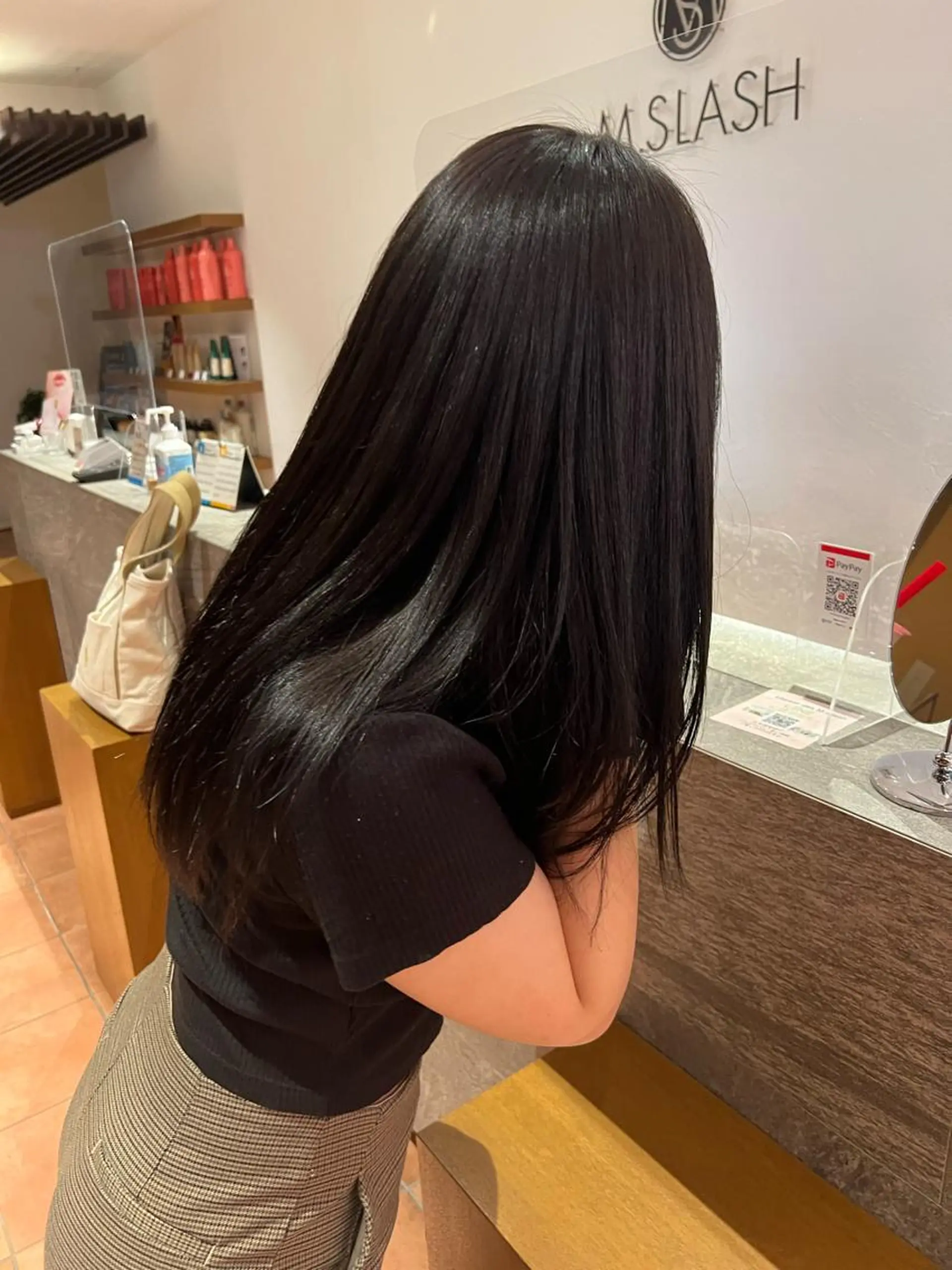 ロング カラー ボブカットモデル hatsuneのヘアスタイル