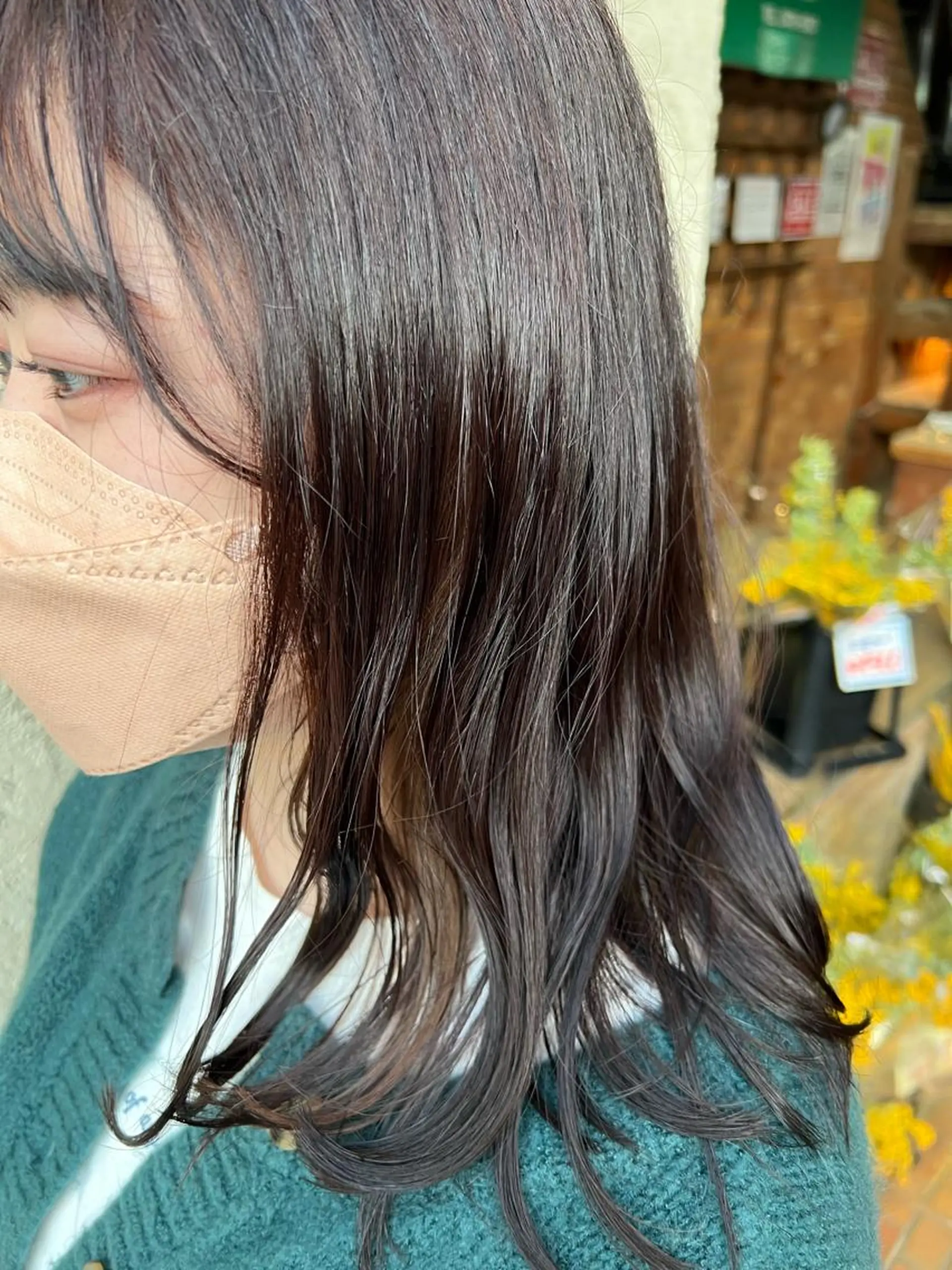 ミディアム カラー ✨髪質改善 縮毛矯正 艶髪 立川 コウキ✨のヘアスタイル