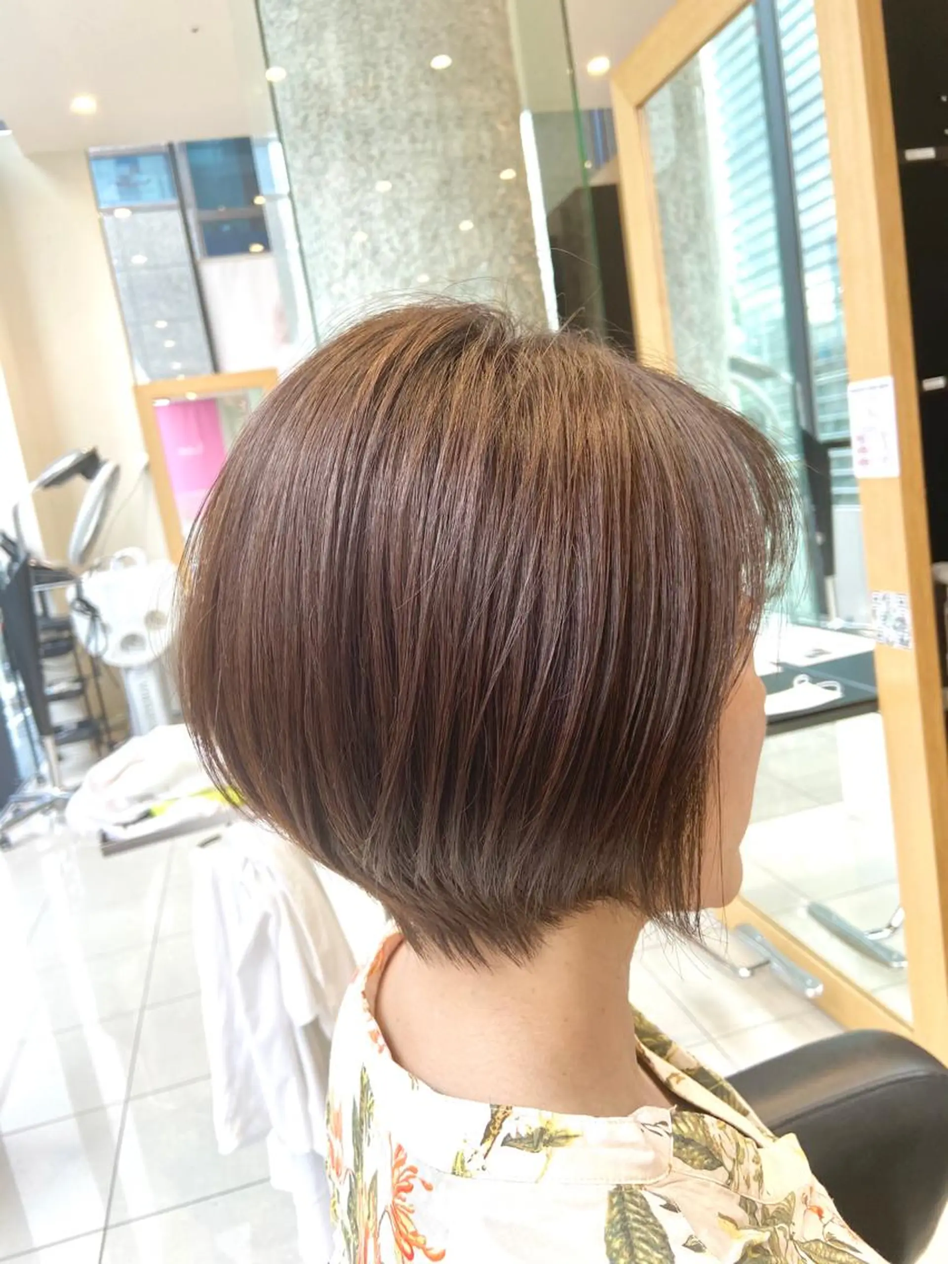 ショート ショート白髪染め無料 ／河瀬謙介のヘアスタイル