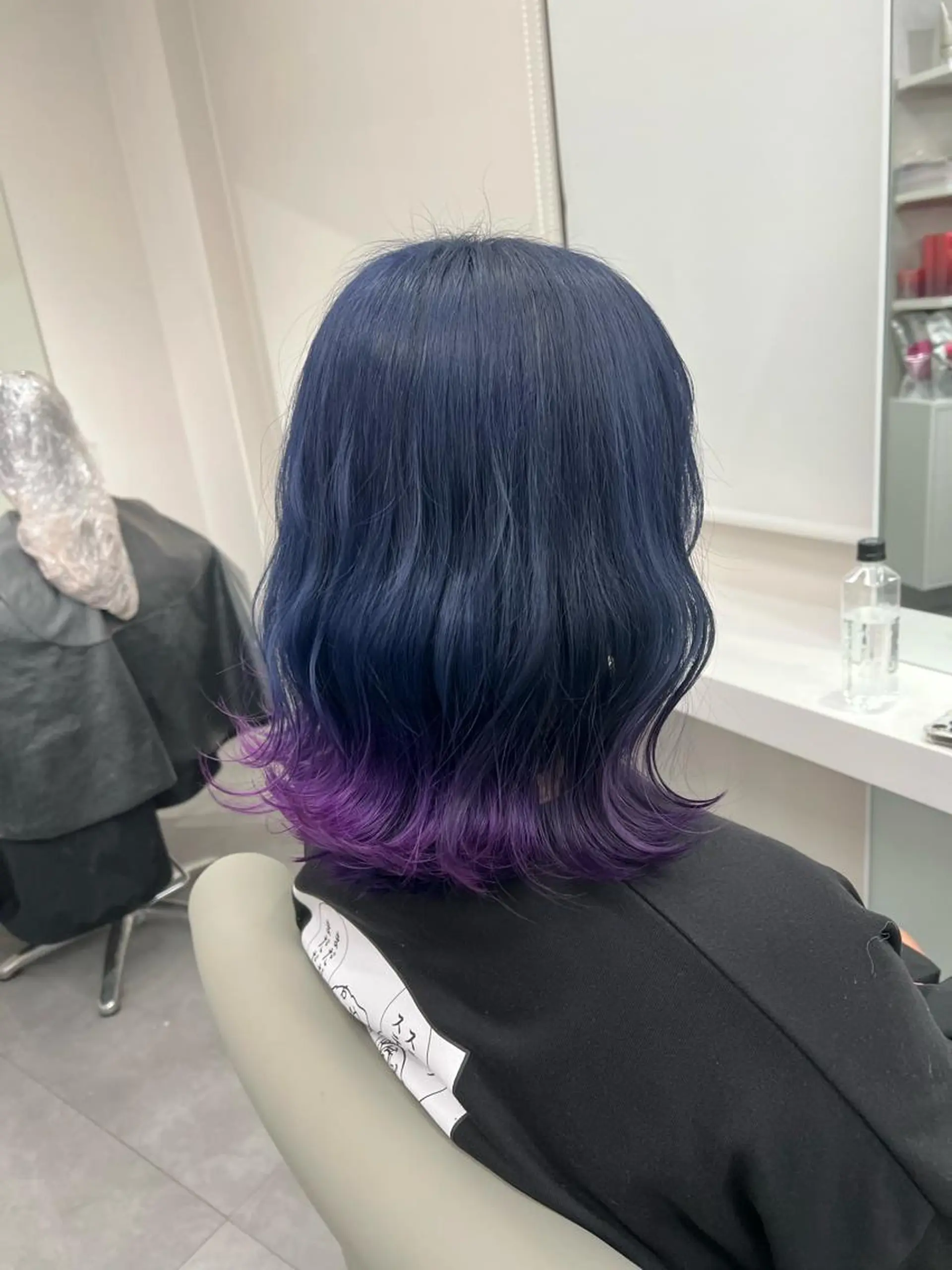 ミディアム カラー youres hair 髪質改善トリートメント&ヘッドスパ  新宿三丁目店【ユアーズヘア】所属・🦋透明感カラー 👑NODOKA🦋のヘアスタイル