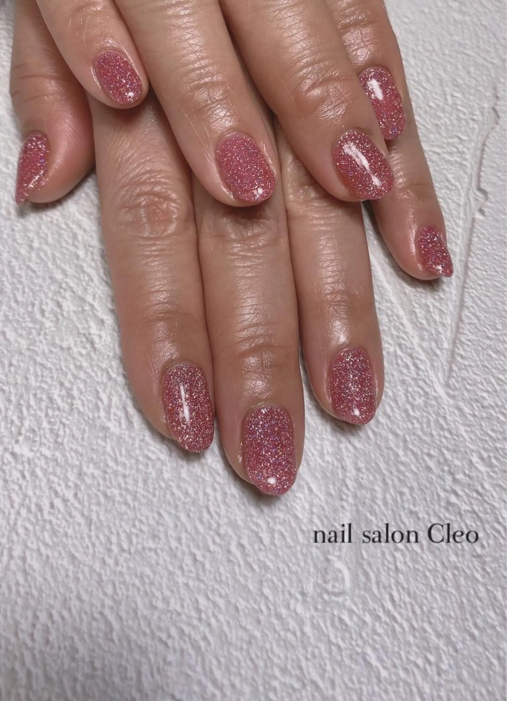 ネイル フラッシュネイル ワンカラーネイル Cleo クレオのネイルデザイン