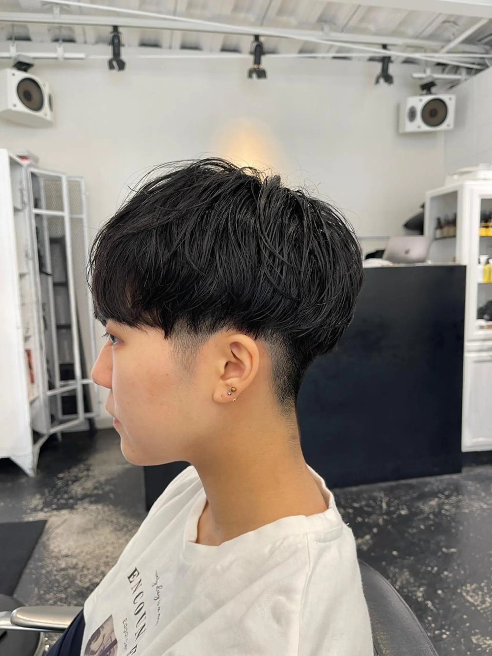 ショート パーマ メンズ 特別モデル価格 タカシマイッセイのヘアスタイル