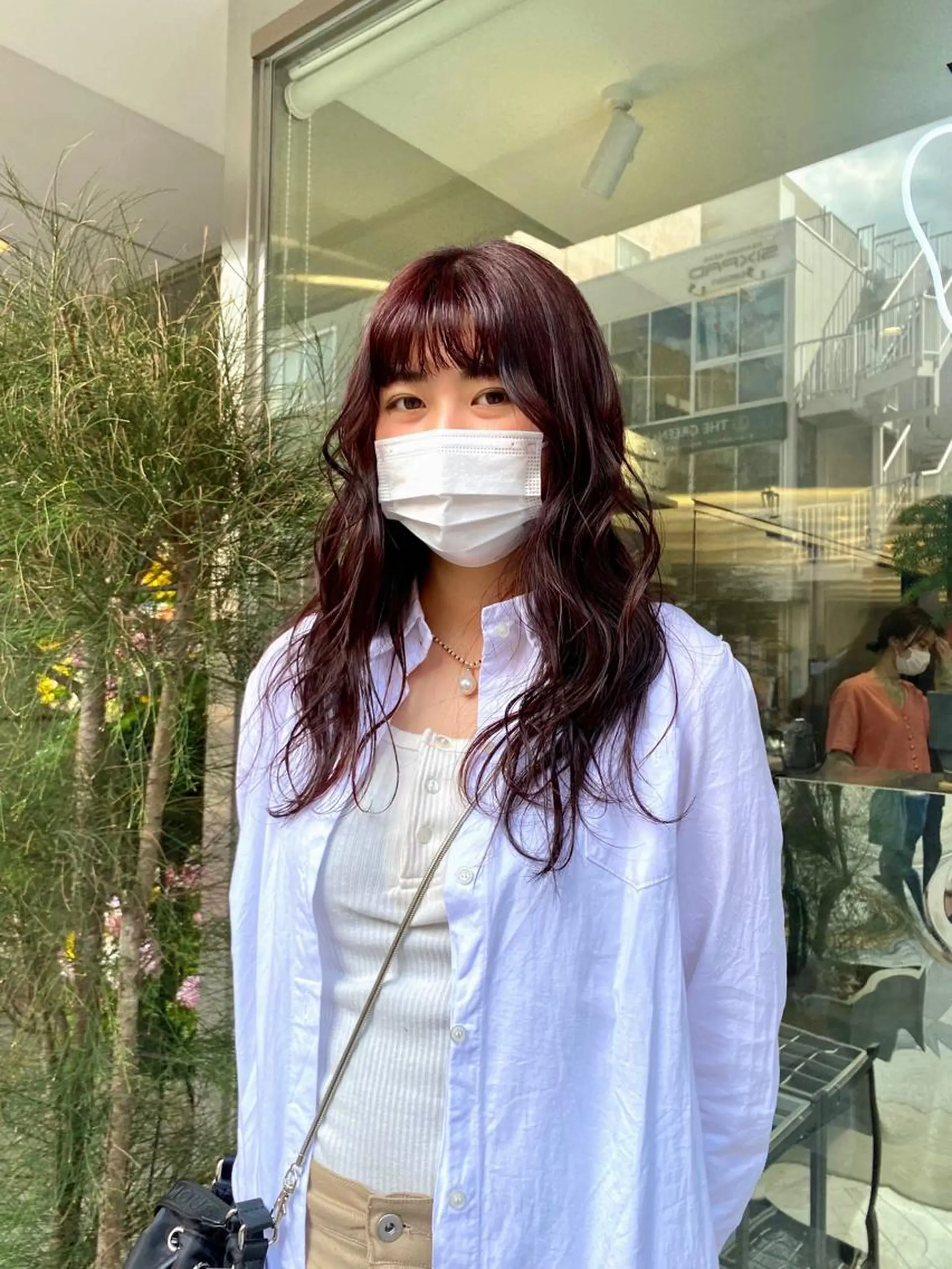 ロング レッドブラウン otoha☆カラー/ レイヤー/八王子のヘアスタイル