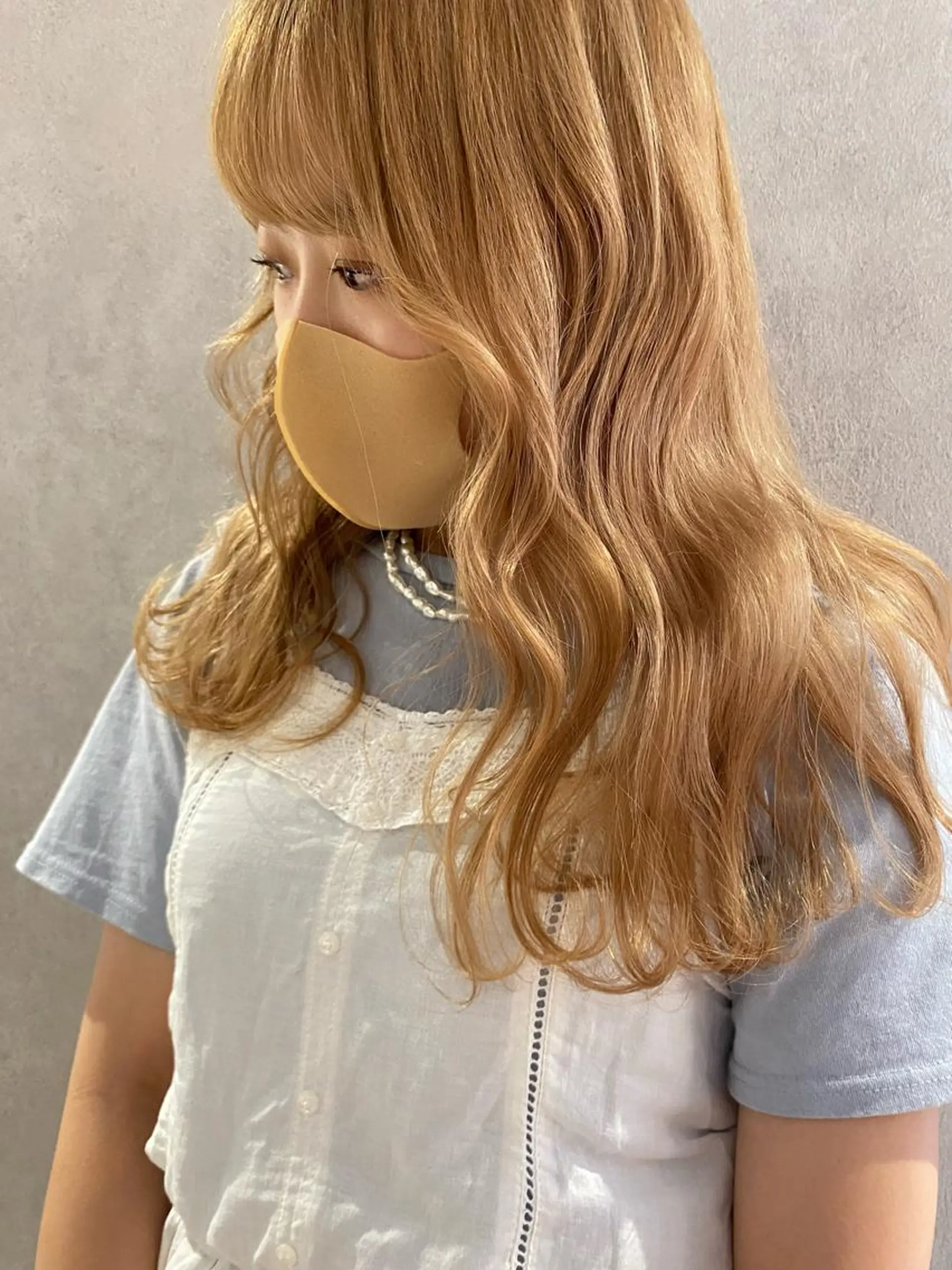 ロング カラー ヘアアレンジ 🧡梅田ハイトーン カラー🧡runaのヘアスタイル