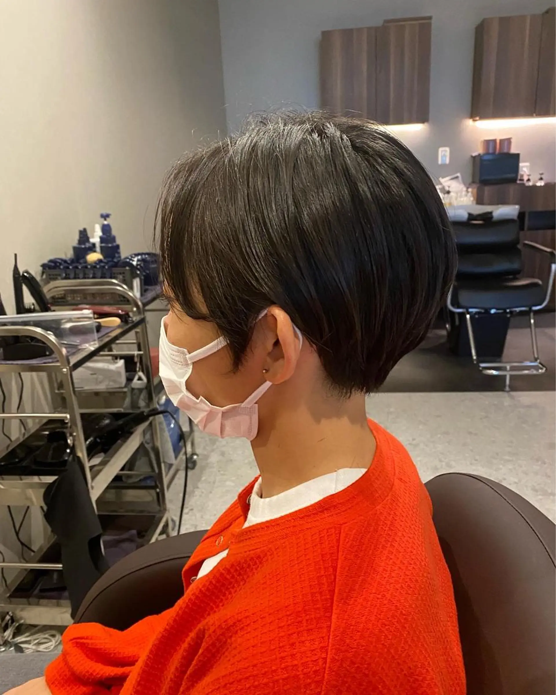 ショート 丸みショート くびれヘア 似合わせカット ショートヘア カット ヘアカラー トリートメント Forest. -髪質改善-のヘアスタイル