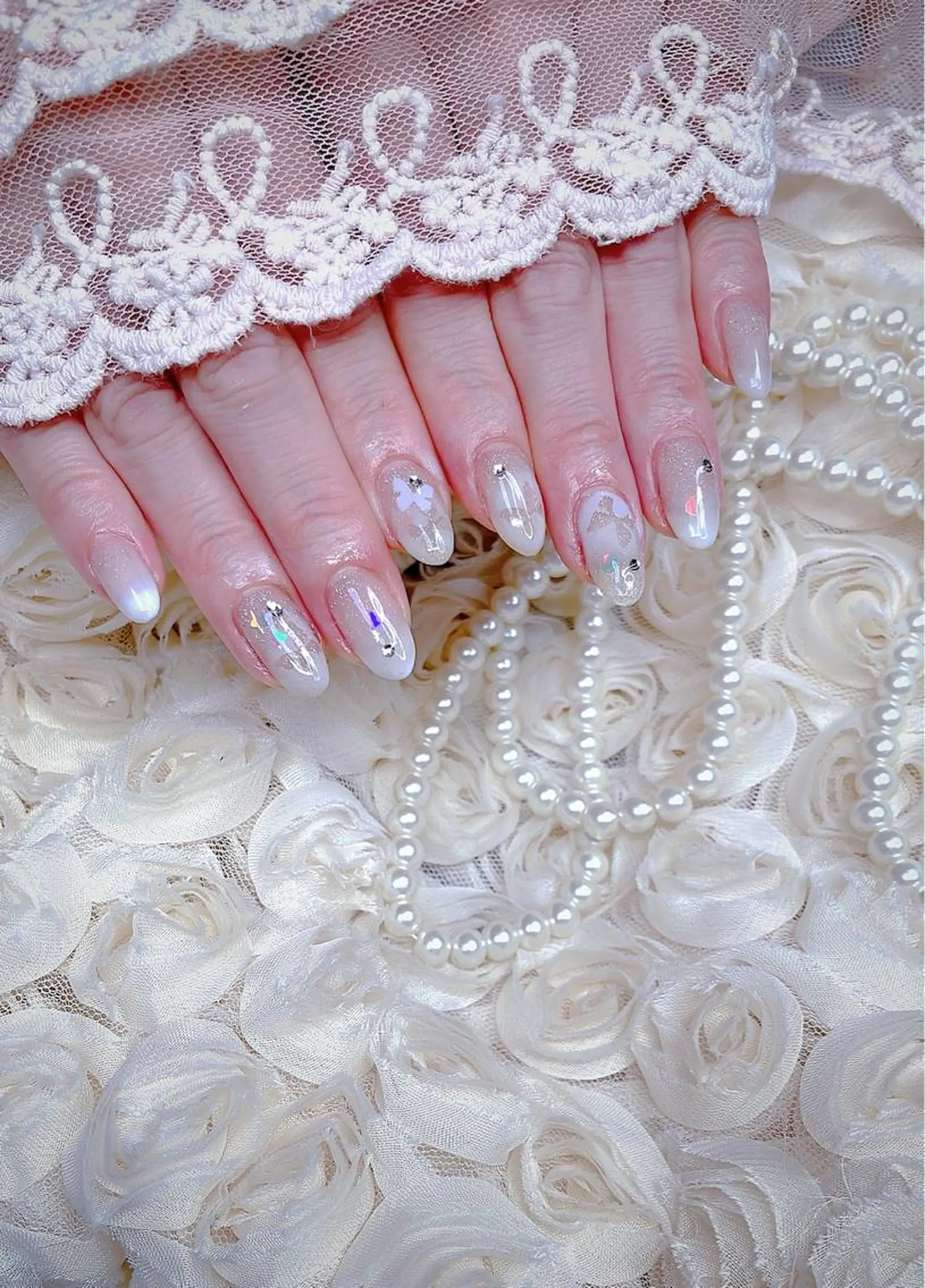 ミディアム 韓国風ヘア めぐみのネイルサロン 惠のネイルデザイン