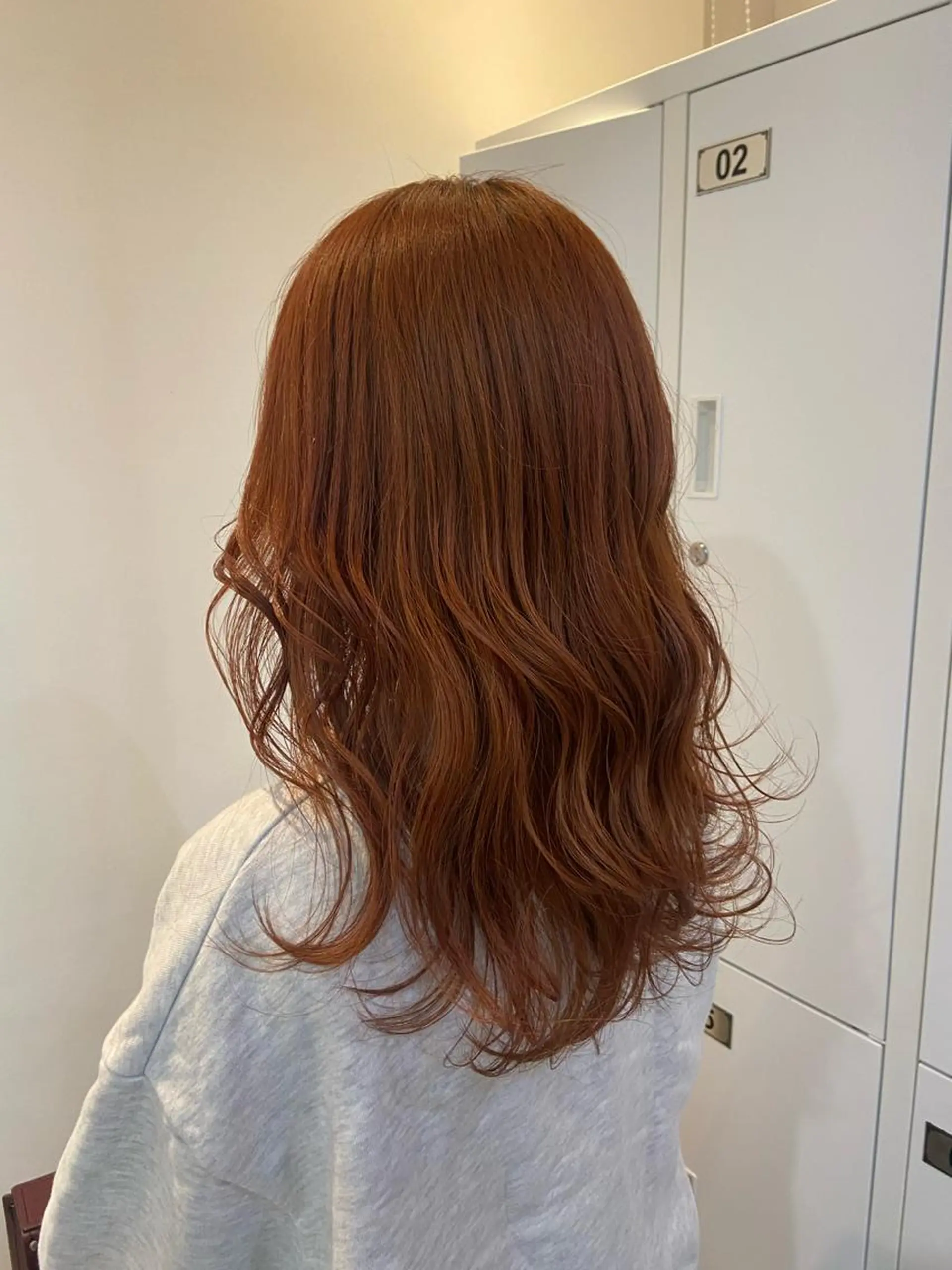 ロング カラー カット ヘアカラー トリートメント なかむら ゆきのヘアスタイル