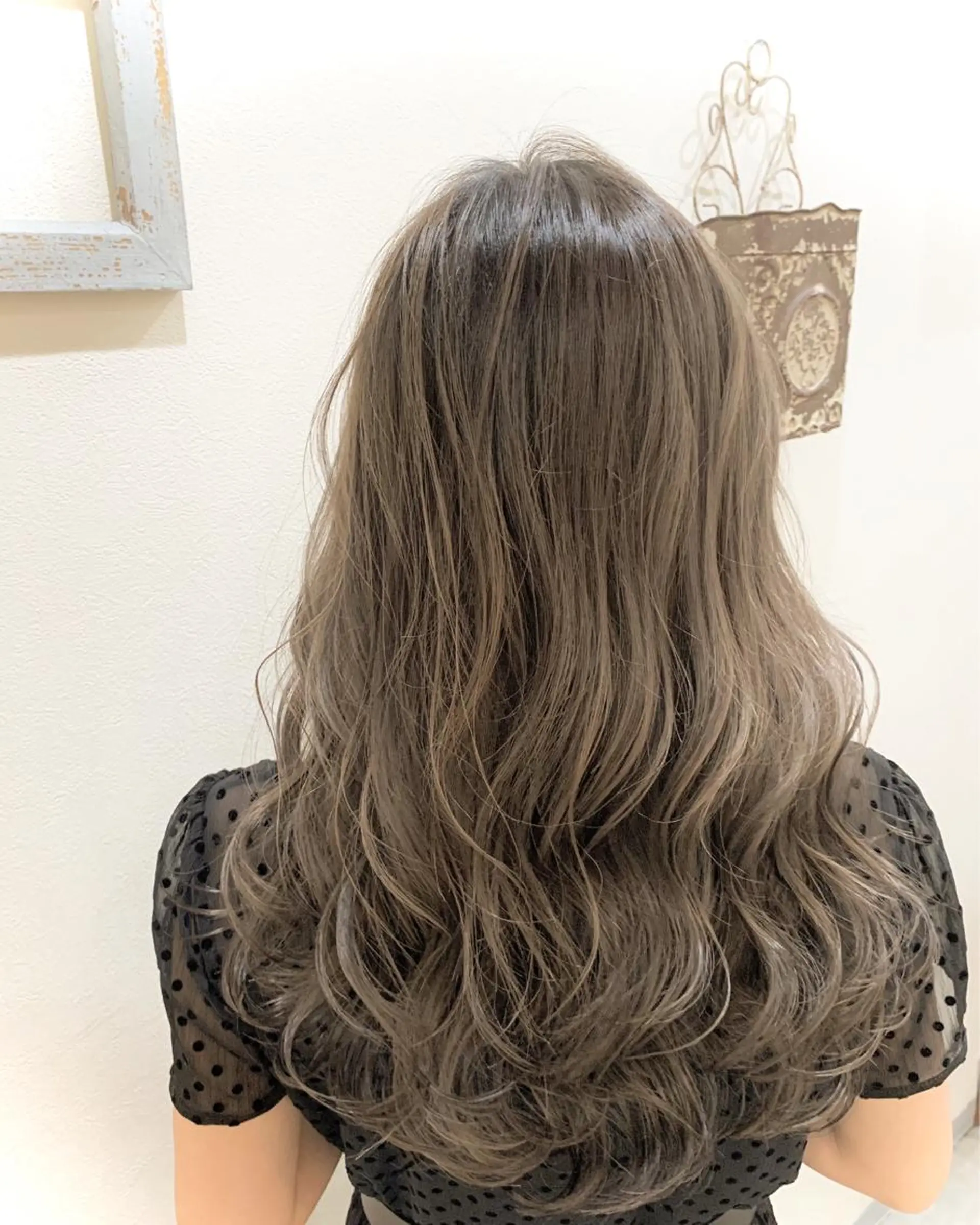 ロング カラー ヘアカラー トリートメント 透明感/ 美髪矯正/田中恭のヘアスタイル