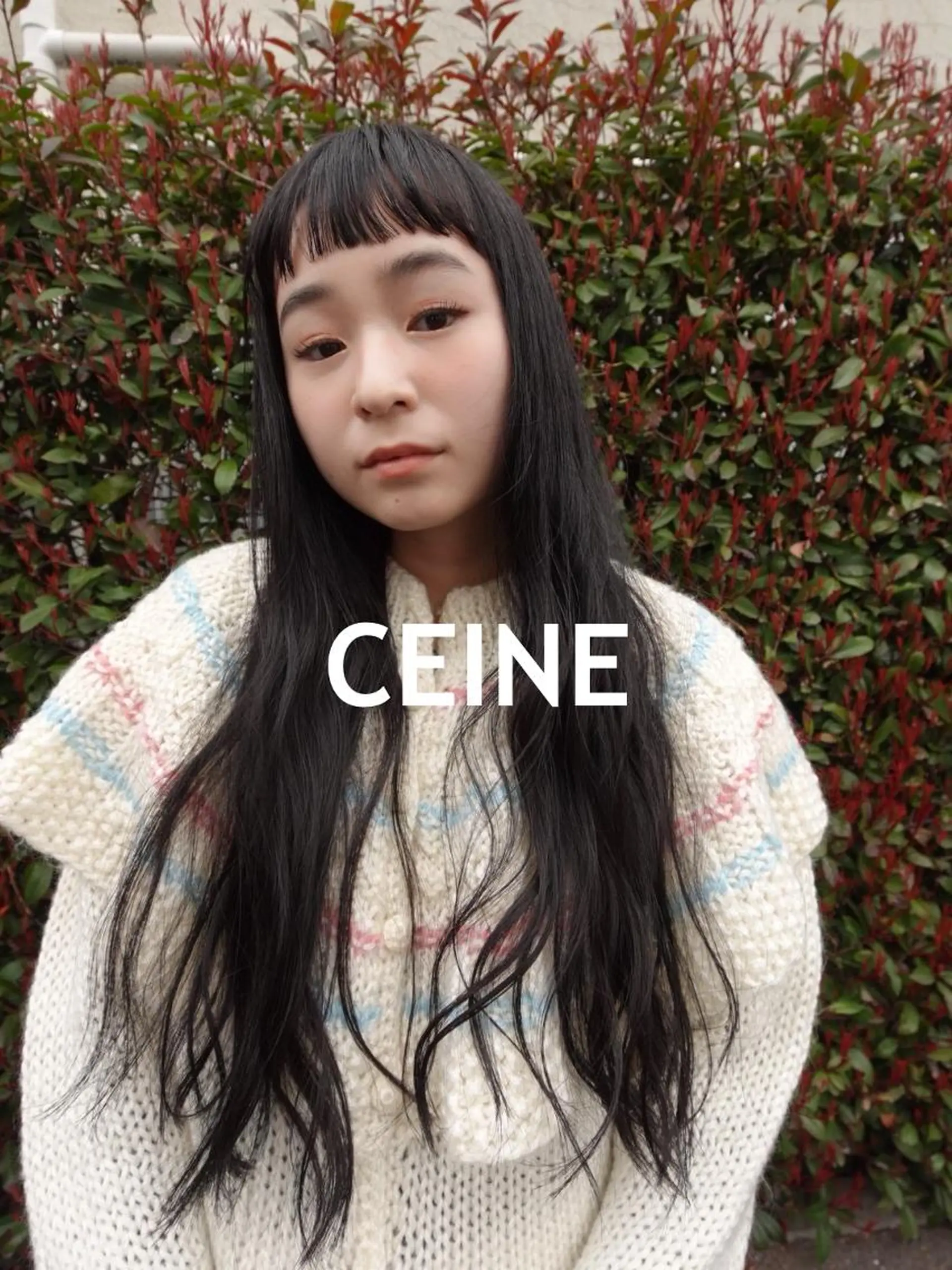 ミディアム カラー パーマ ショートボブ ミディアムパーマ アディクシーカラー ブリーチ ケアブリーチ カット ヘアカラー トリートメント CEINE OURのヘアスタイル