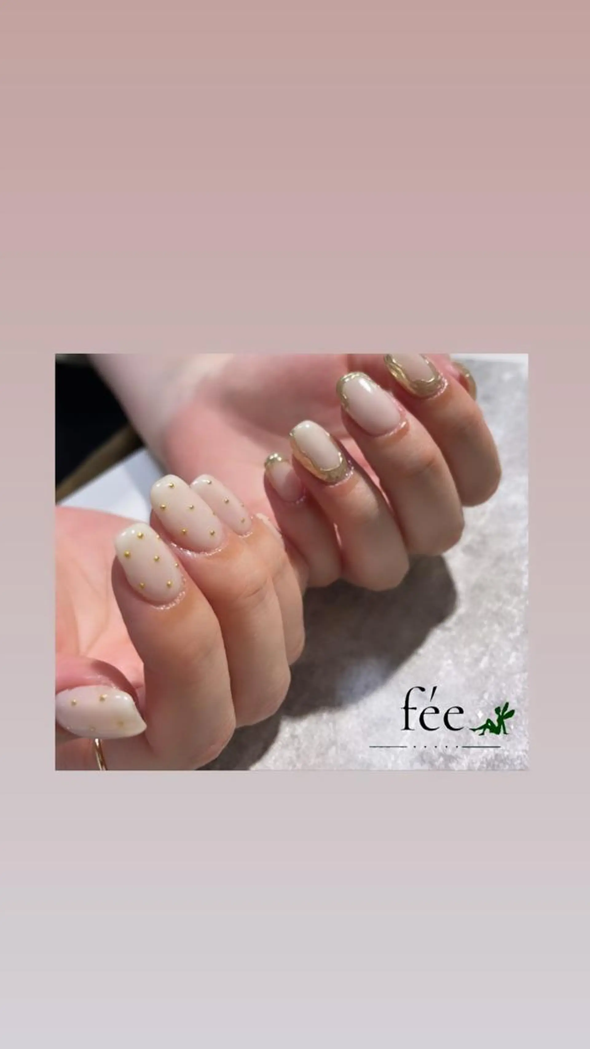 ネイル フットネイル ジェルネイル マグネットネイル ミラーネイル パラジェル nail salon fee（フィー）のネイルデザイン