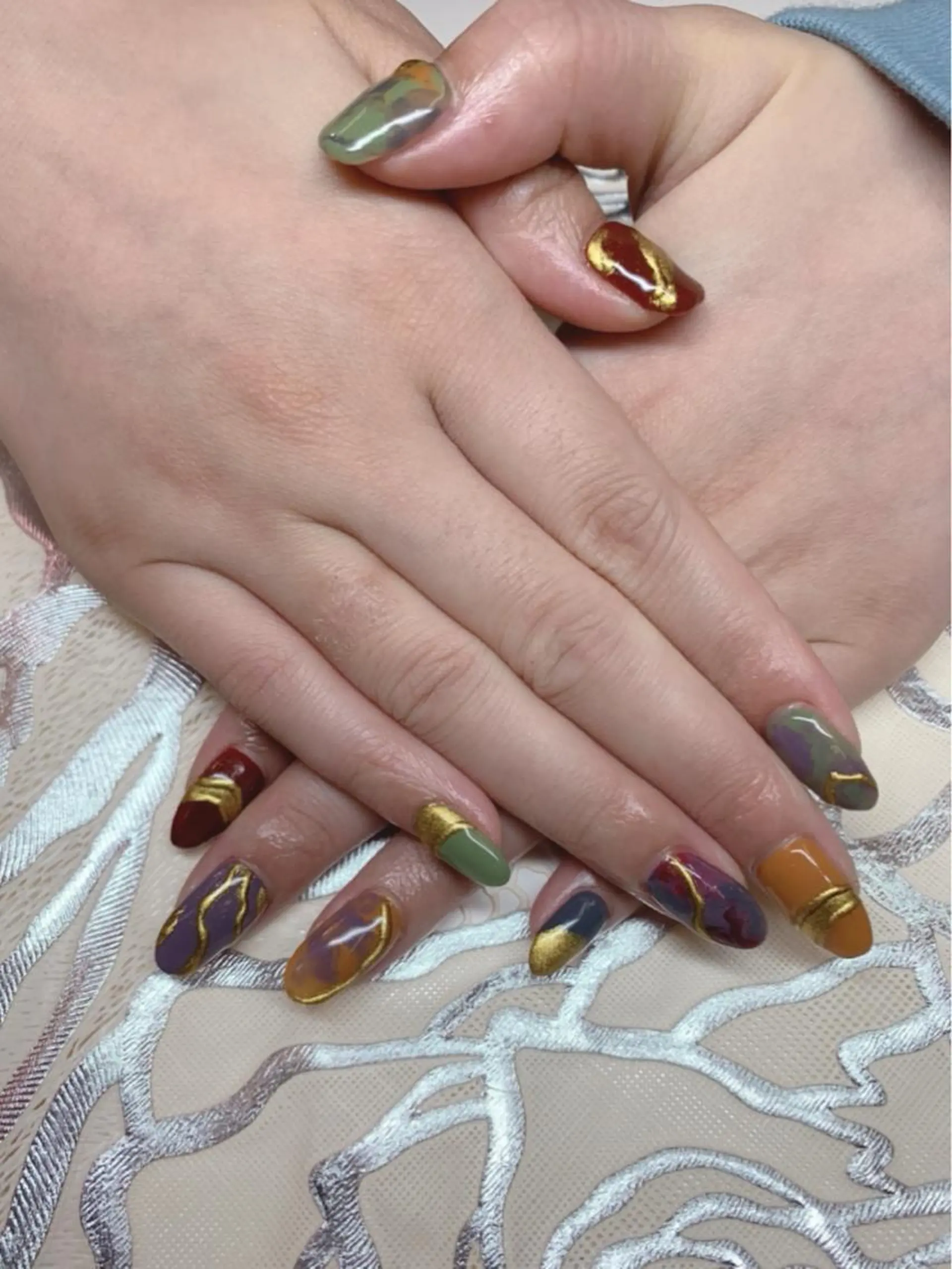 ネイル ジェルネイル ミラーネイル ニュアンスネイル ハンドネイル フットネイル T. kayoのネイルデザイン