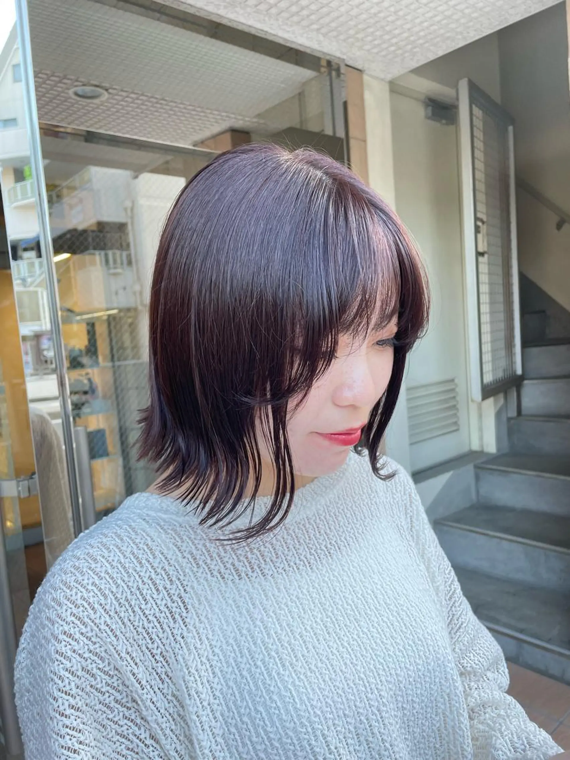ミディアム カラー ヘアアレンジ スズキ シオリのヘアスタイル