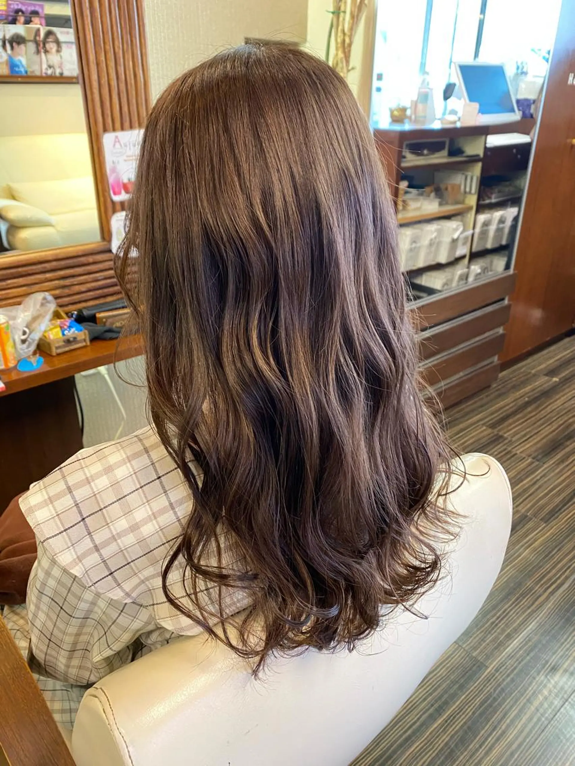 ロング カラー ヘアアレンジ カット ヘアカラー トリートメント 加藤 瑠美のヘアスタイル