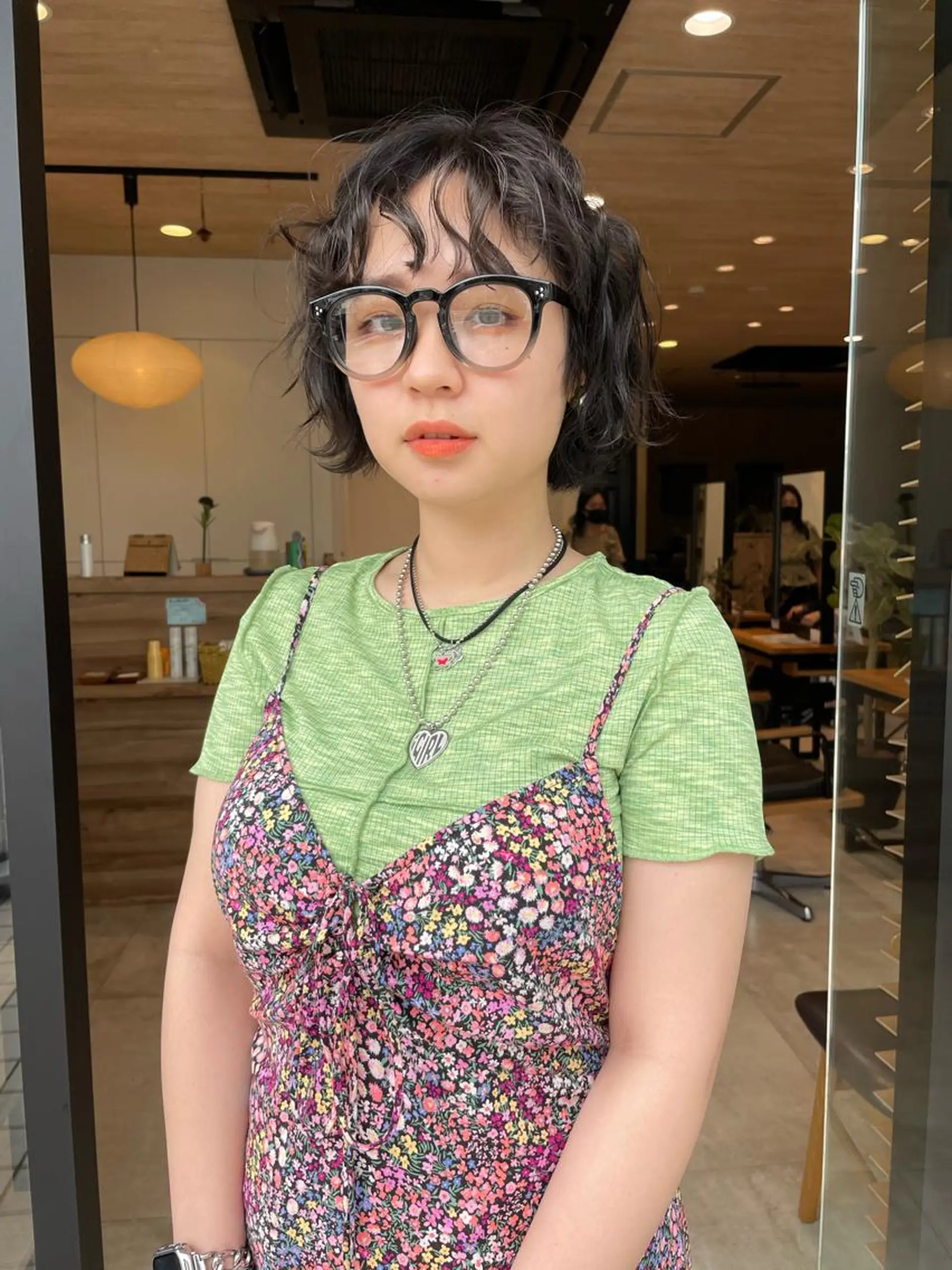 ショート パーマ カット パーマ トリートメント 似合わせ レイヤー須川のヘアスタイル