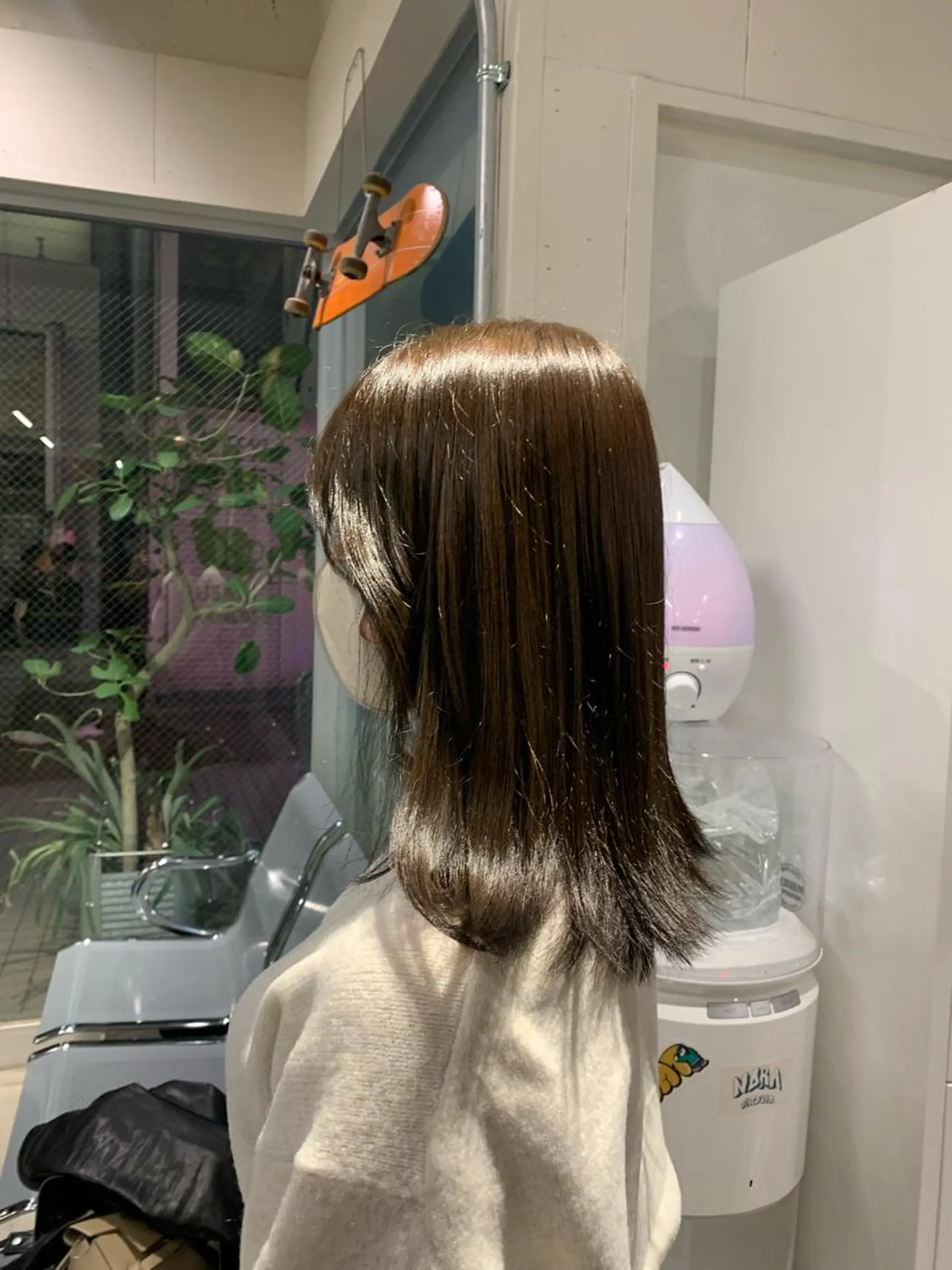 ミディアム カラー ハッシュカット/ MAYAのヘアスタイル