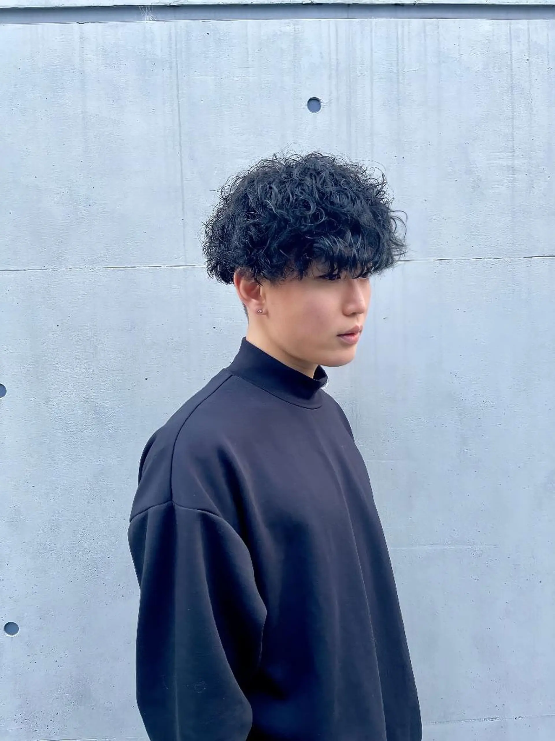 メンズ メンズパーマ ハネエクステ表参道/ 羽エクステSpicaのヘアスタイル