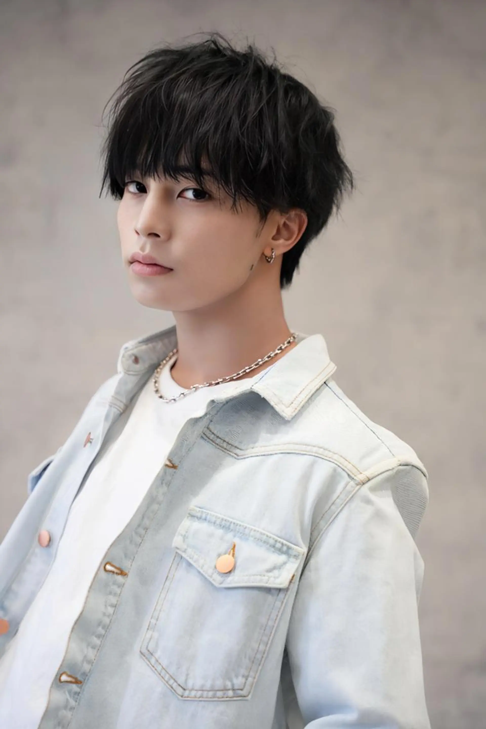 メンズ カラー ミディアム パーマ ✂️メンズサロン✂️ SHINE✨浅野士稀のヘアスタイル