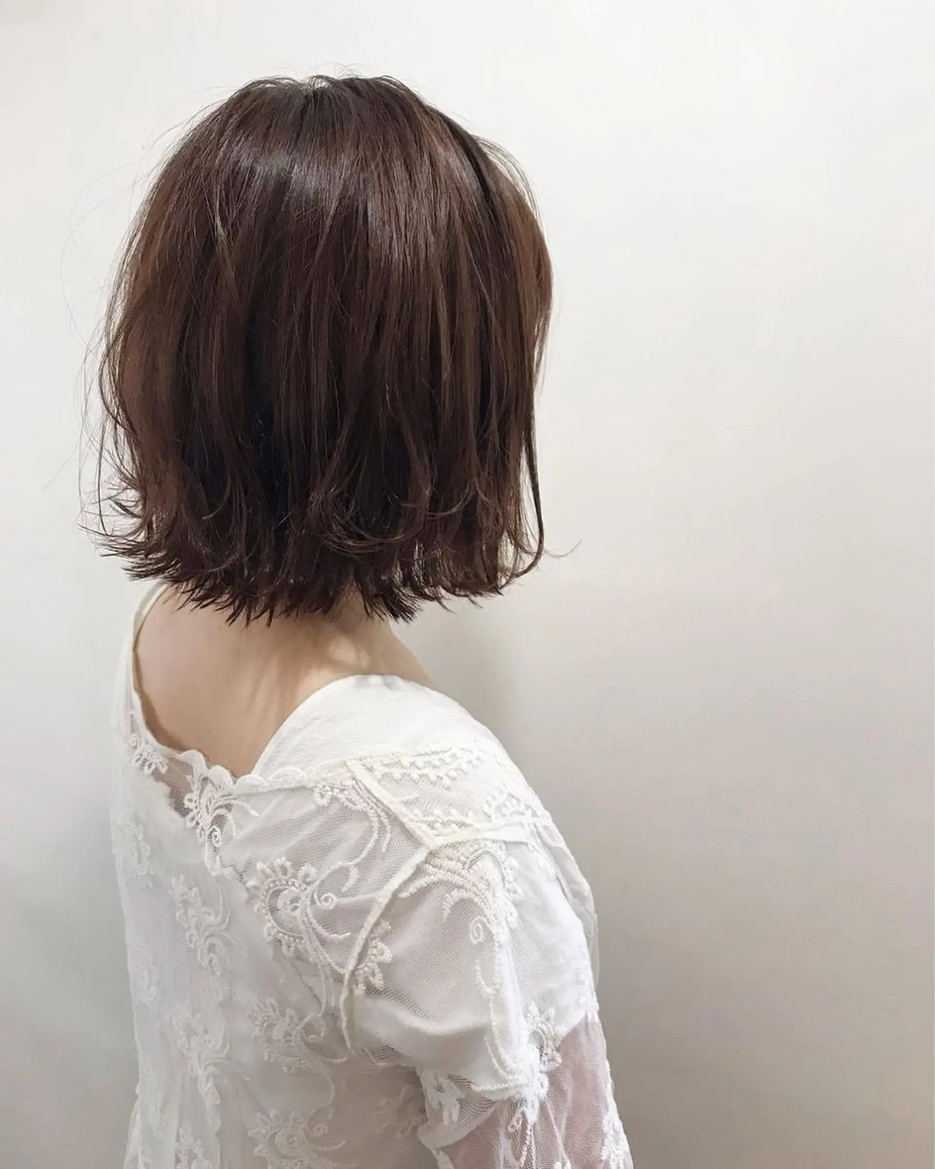 ショート 切りっぱなしボブ ボブ カット フラム所属・WATANABE MISAKIのヘアスタイル