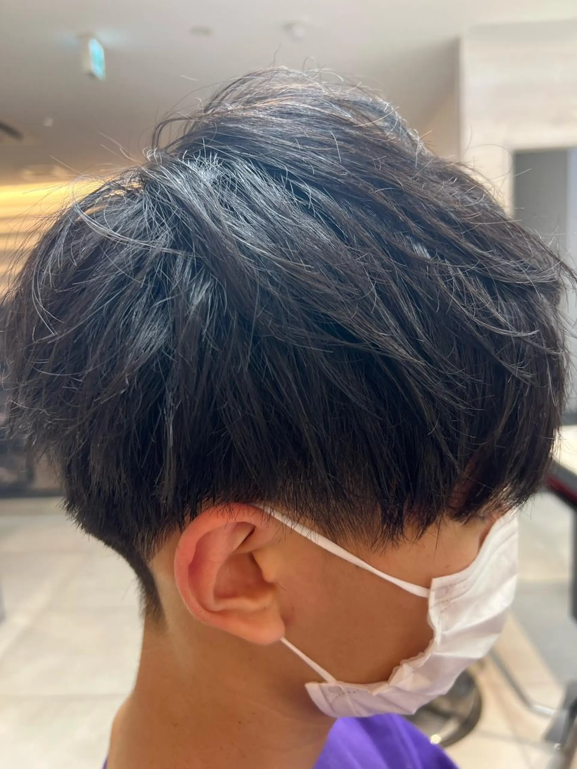 メンズ マッシュ 刈り上げ カット パーマ トリートメント 古山 侑東 /メンズパーマのヘアスタイル