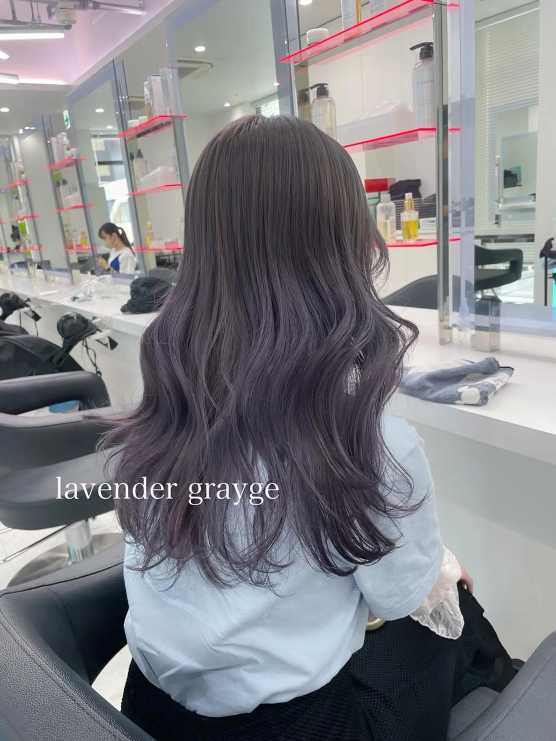 セミロング カラー ヘアアレンジ Ella所属・nana【艶髪】/ レイヤー/縮毛矯正のヘアスタイル