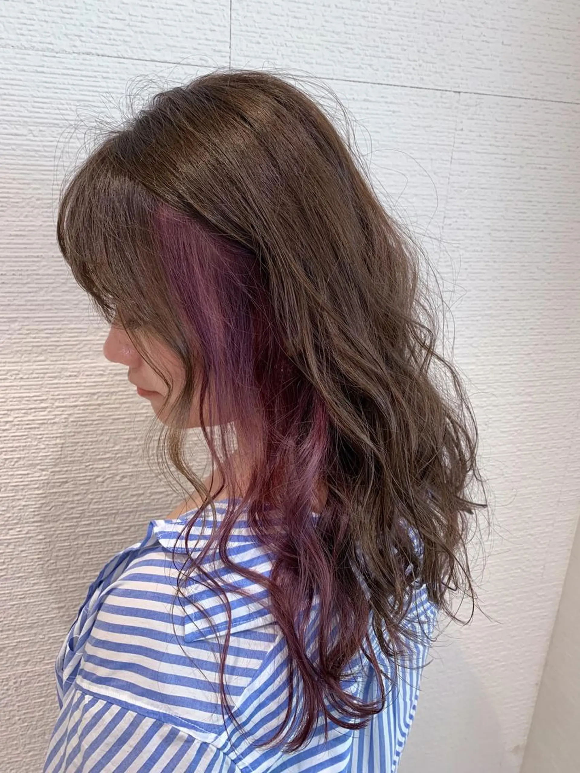 カラー 顔周り🇰🇷韓国 レイヤー/いづみ💞のヘアスタイル