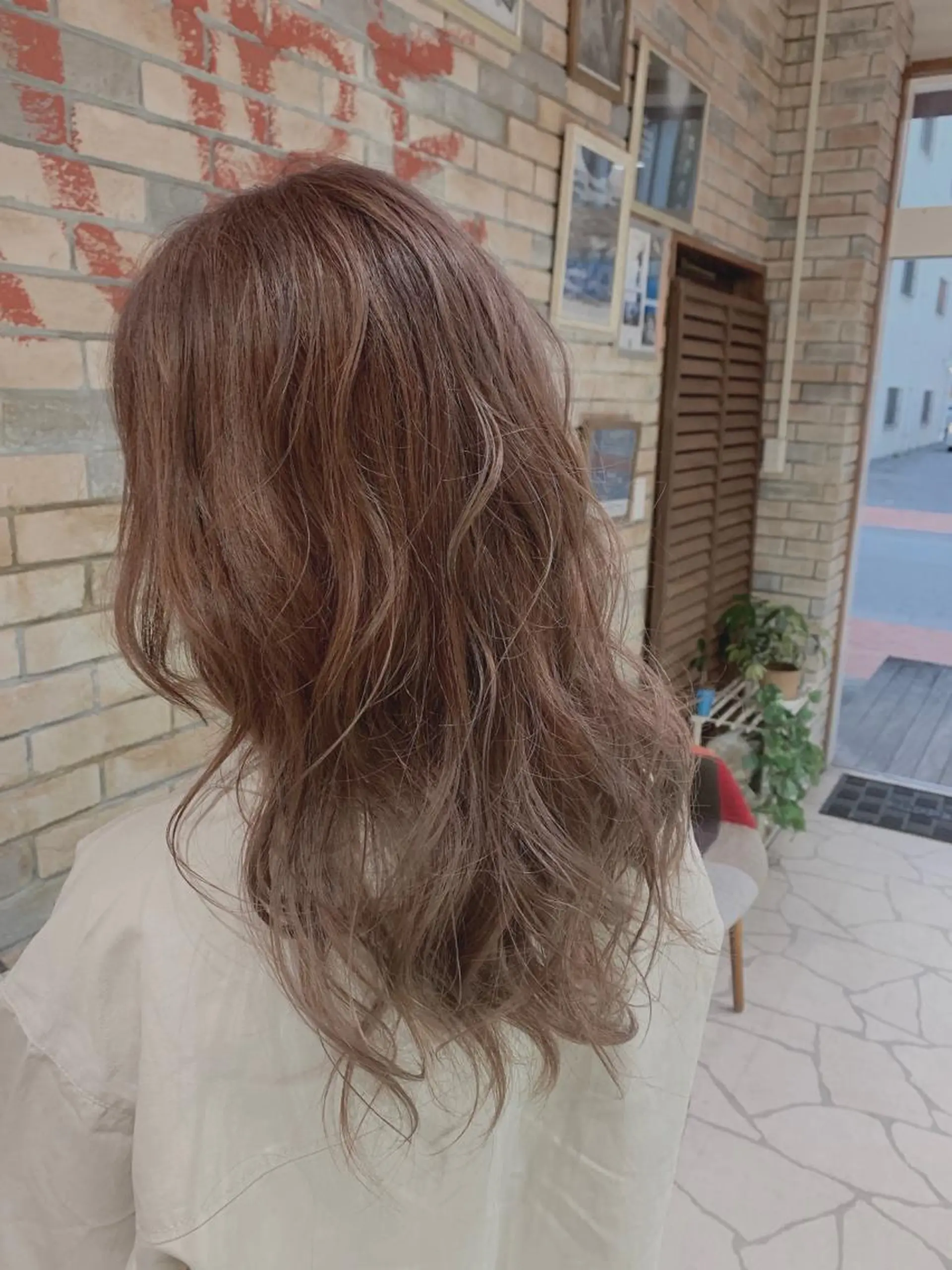 ロング カラー ヘアアレンジ カット ヘアカラー トリートメント VIM hairおもろまち店のヘアスタイル