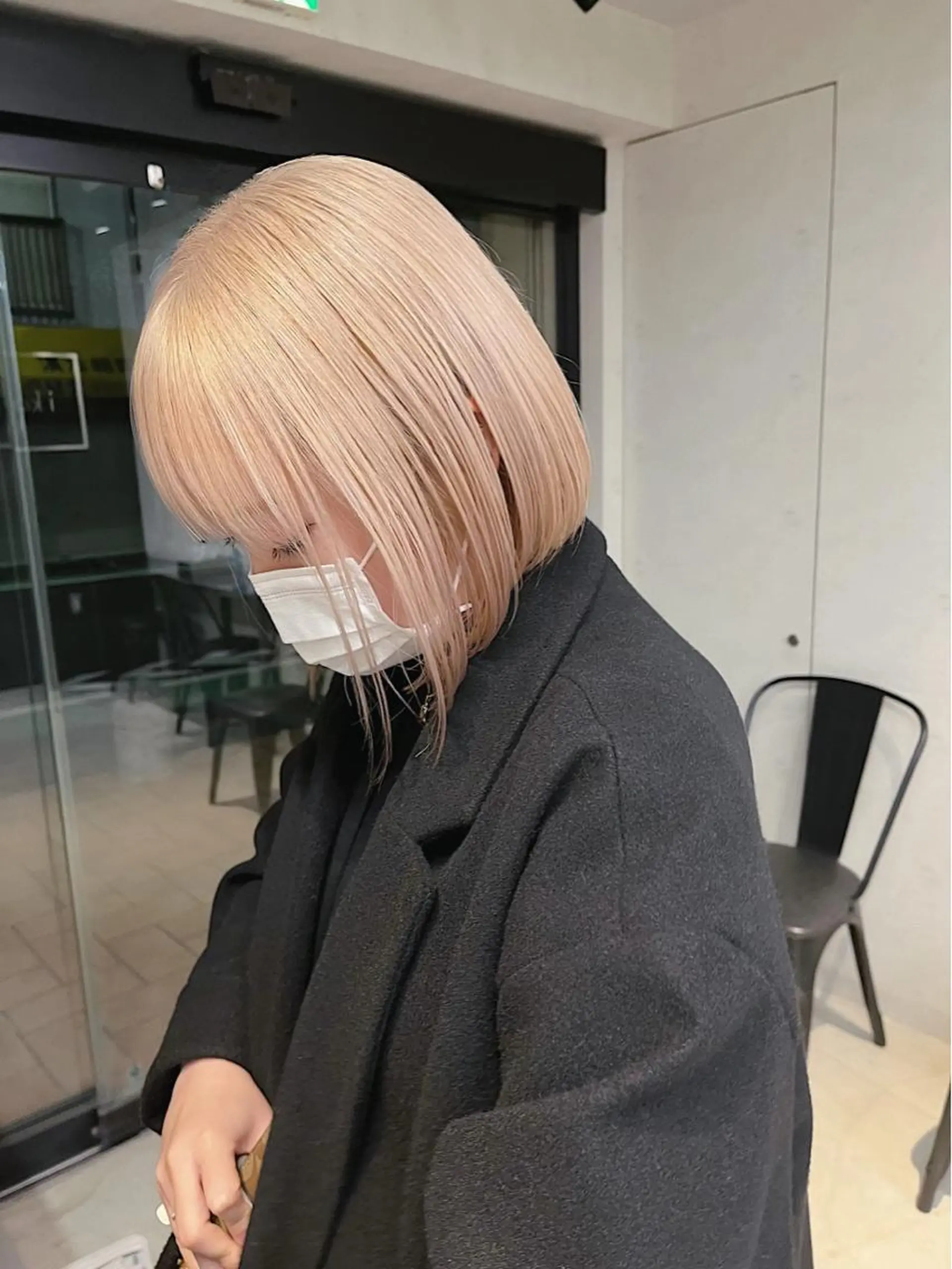 ショート カラー ヘアカラー TAS所属・岩田 良/ブリーチカラーのヘアスタイル