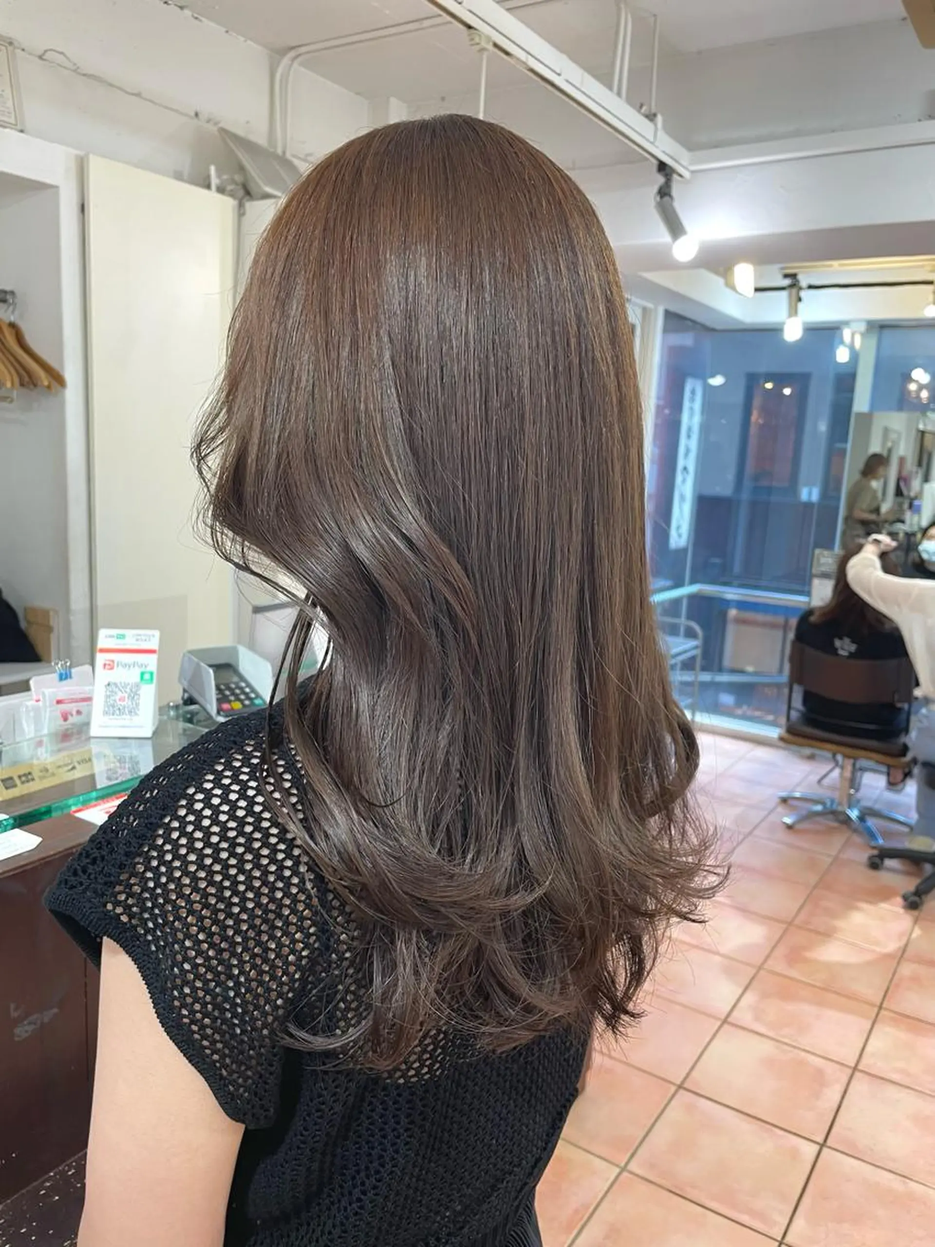 ロング カラー アッシュ 🦋透明感 艶カラー Rie🦋のヘアスタイル