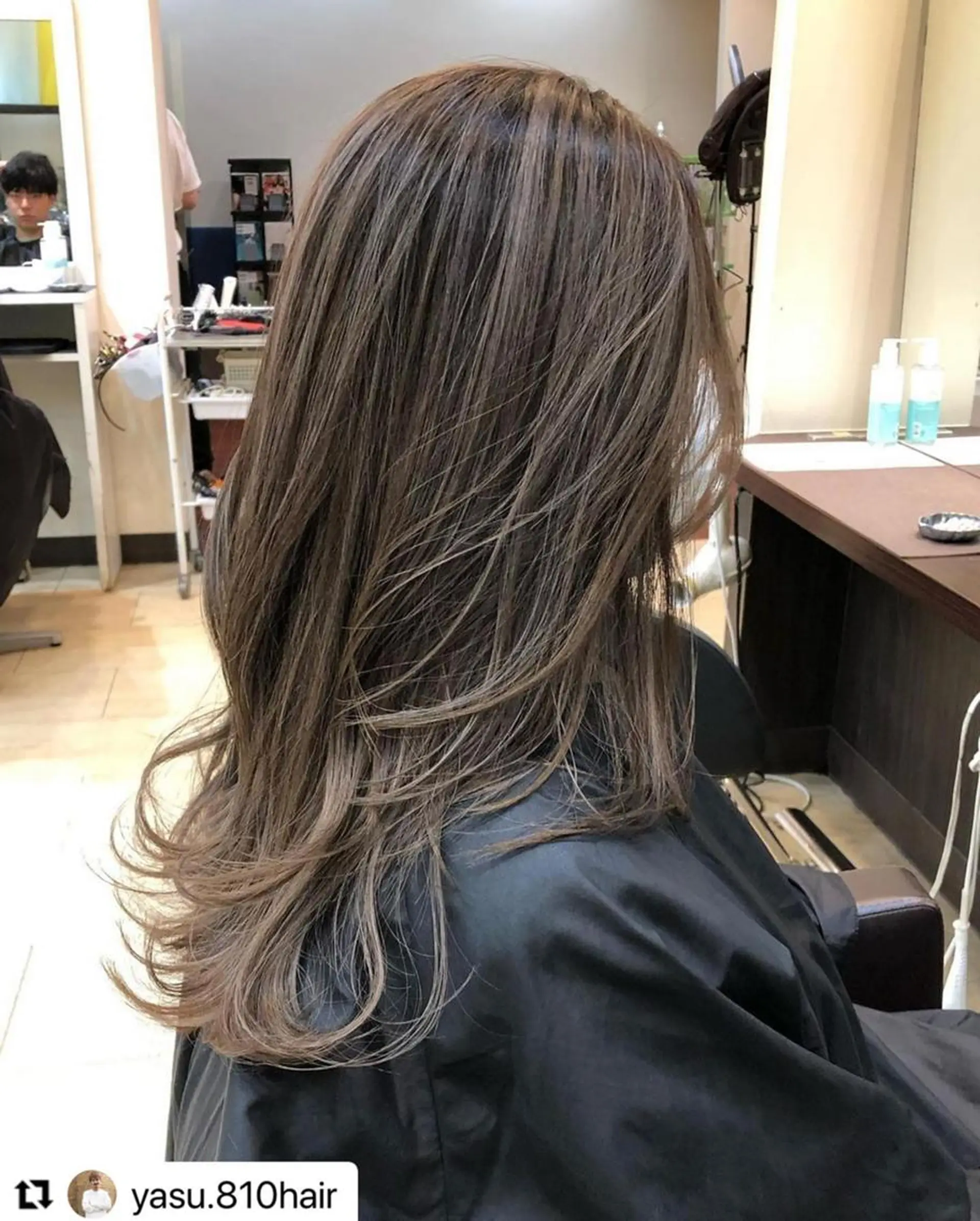 ミディアム カラー メンズ メンズバレイヤージュ メンズブリーチ メンズハイライト メンズハイトーン メンズインナーカラー 🩷Eny terrace🩷のヘアスタイル